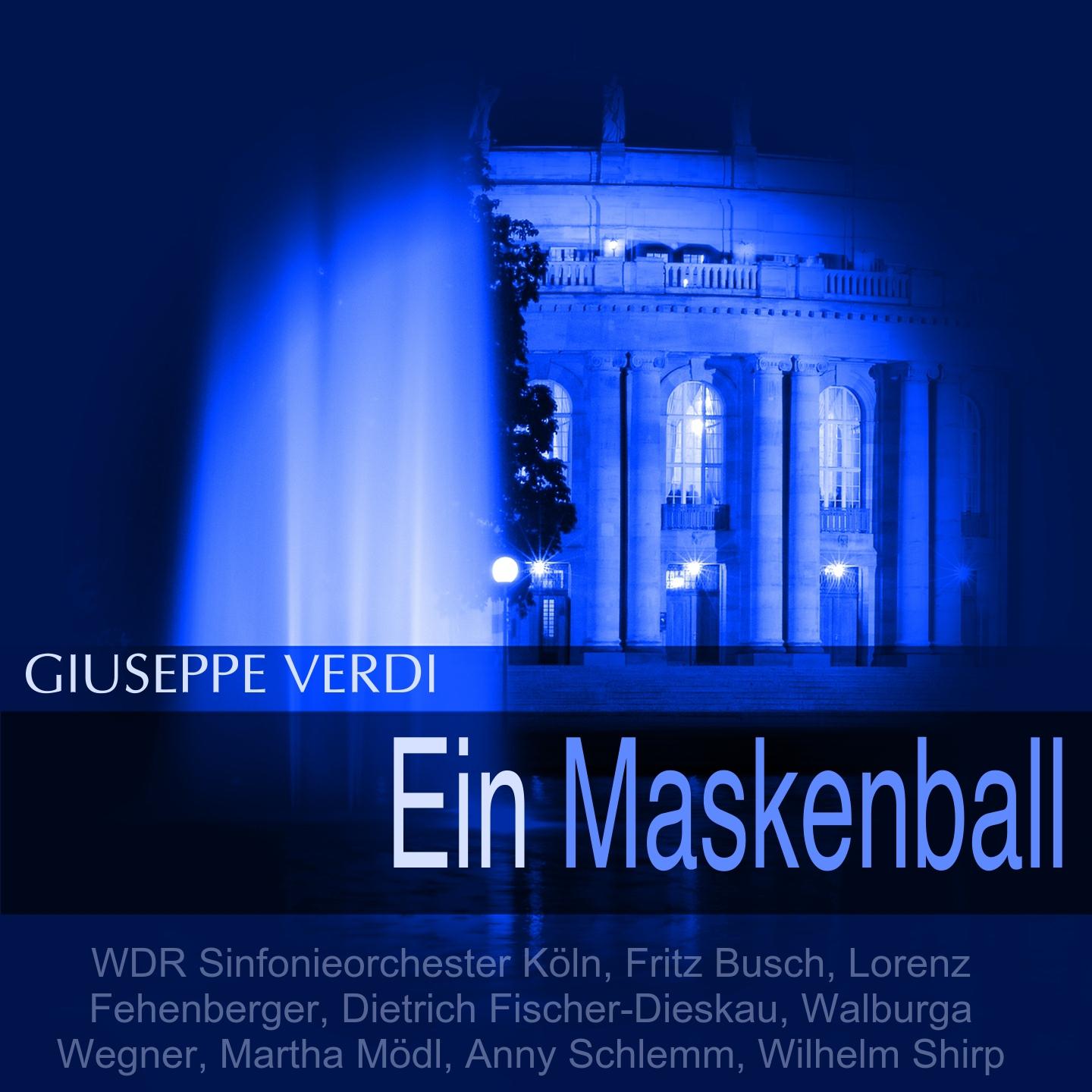 Постер альбома Verdi: Ein Maskenball