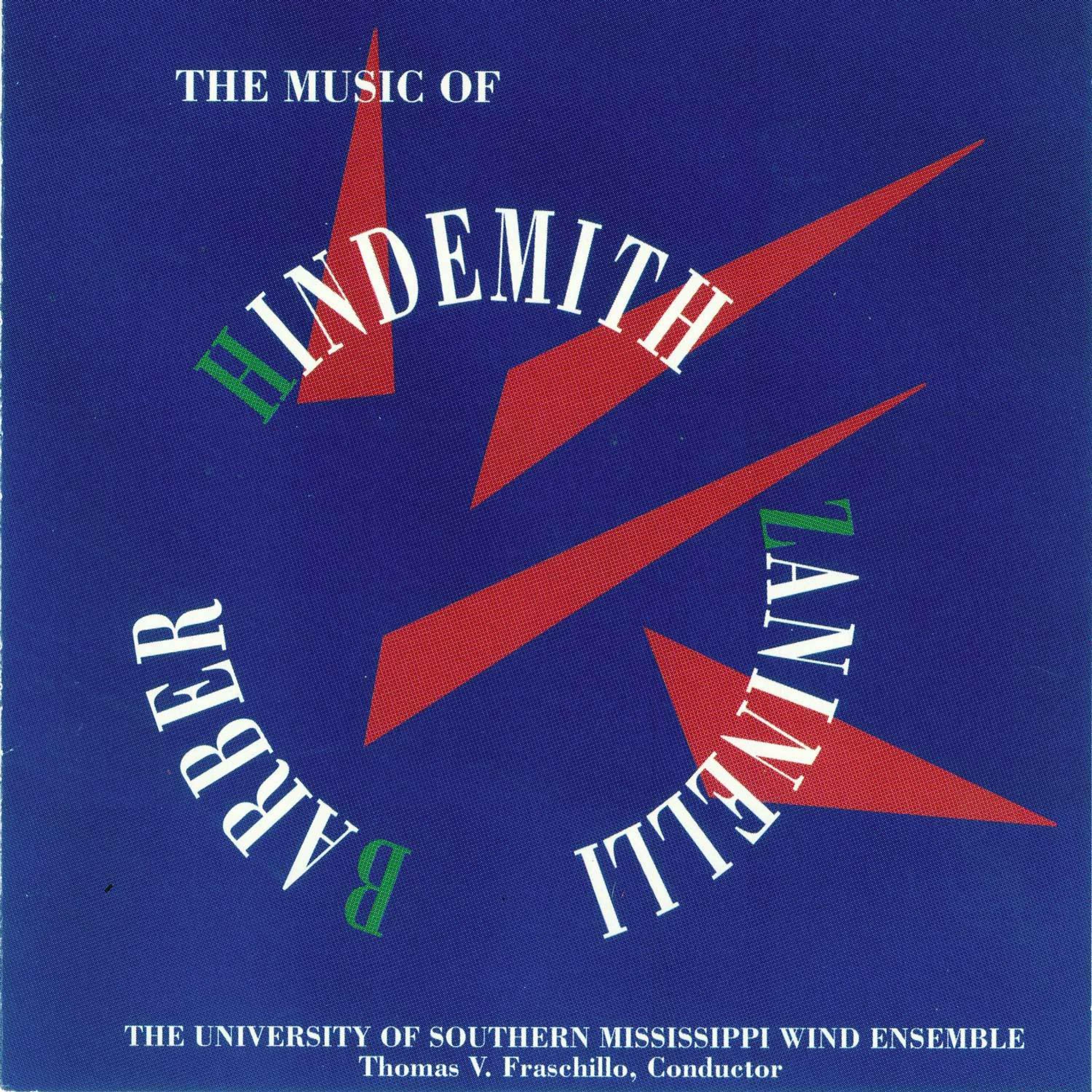 Постер альбома The Music of Hindemith, Zaninelli, and Barber