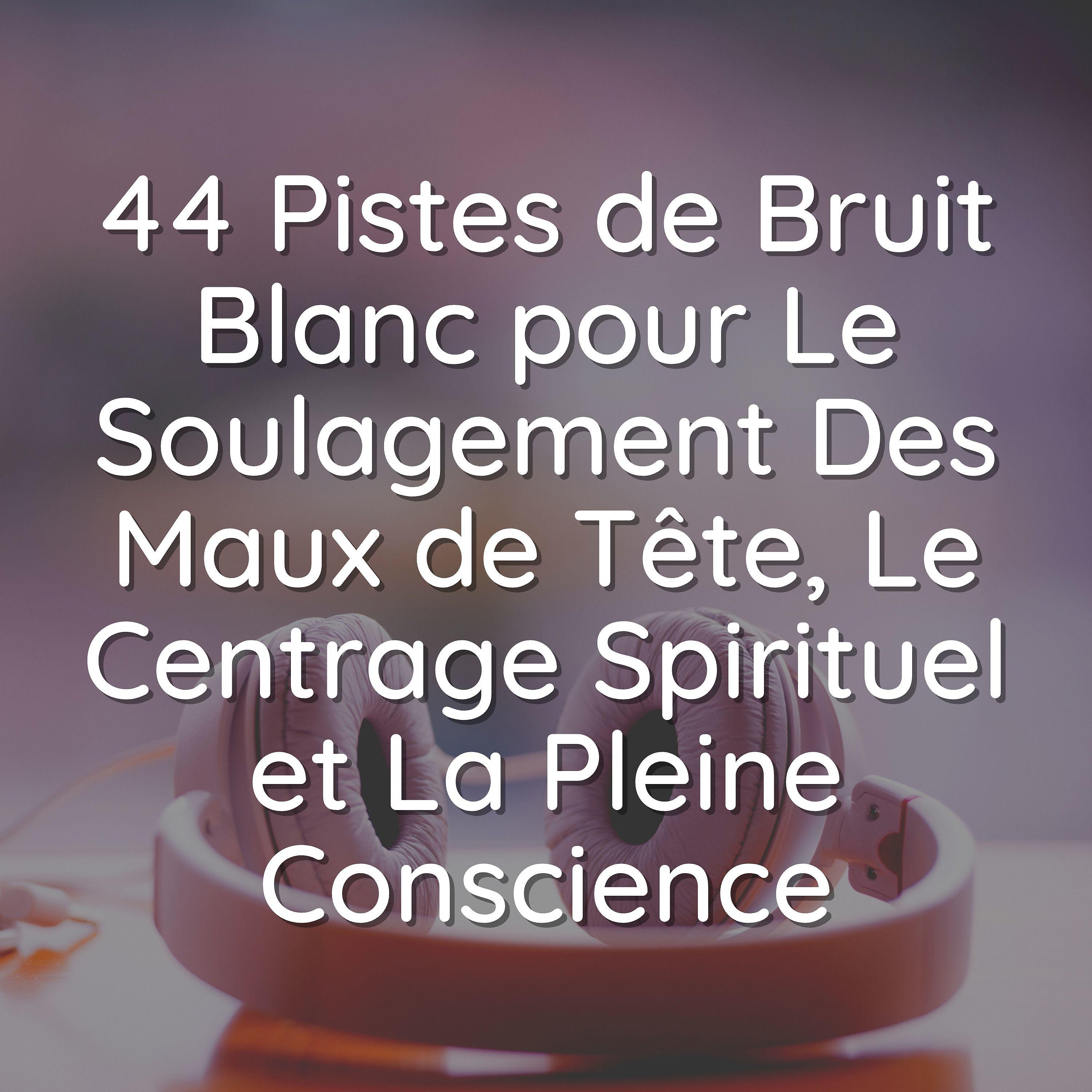 Постер альбома 44 Pistes de Bruit Blanc pour Le Soulagement Des Maux de Tête, Le Centrage Spirituel et La Pleine Conscience