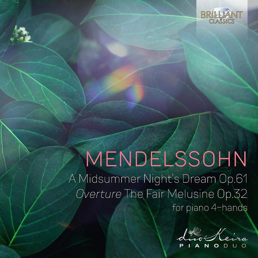 Постер альбома Mendelssohn: A Midsummernight's Dream, Op. 61, Overture The Fair Melusine, Op. 32, for piano 4-Hands