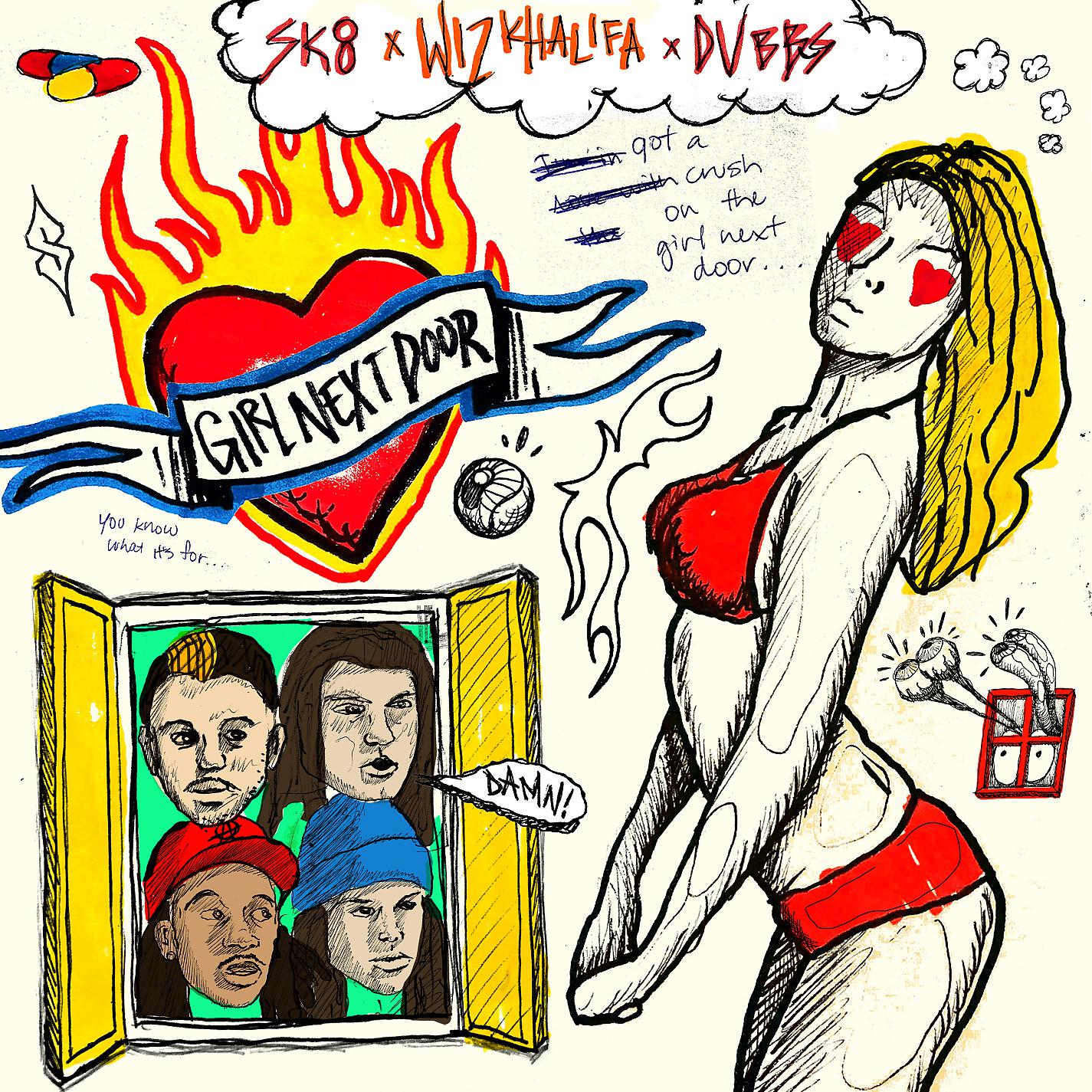 Постер альбома Girl Next Door (feat. Wiz Khalifa, DVBBS)