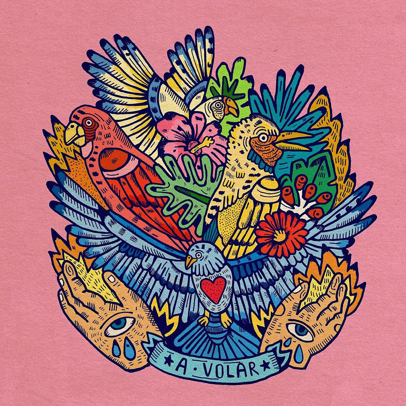 Постер альбома A volar (feat. Lido Pimienta)