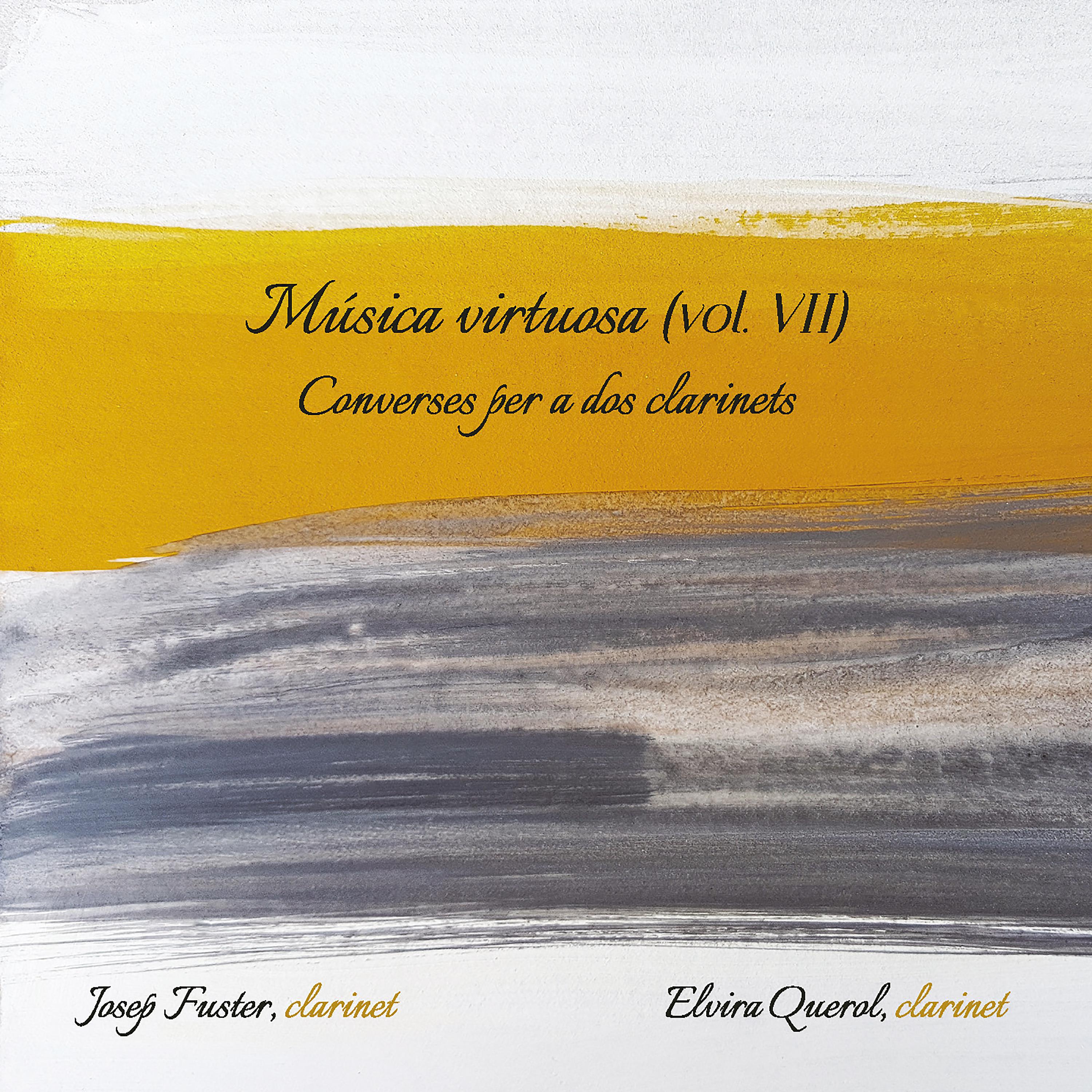 Постер альбома Música virtuosa (vol. VII): Converses per a dos clarinets