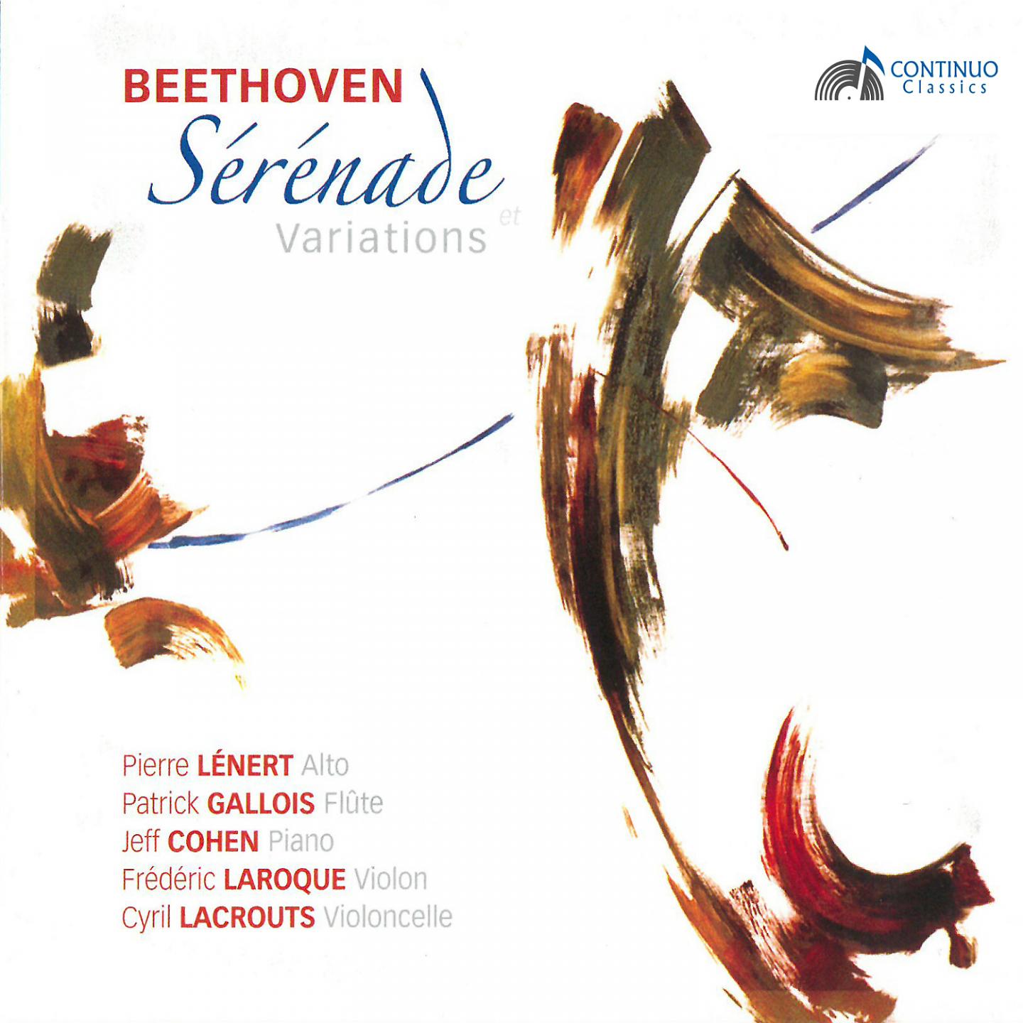 Постер альбома Beethoven: Sérénade et variations
