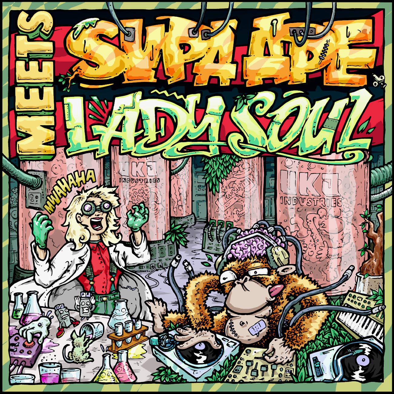 Постер альбома UK Jungle Records Presents: Supa Ape Meets Lady Soul