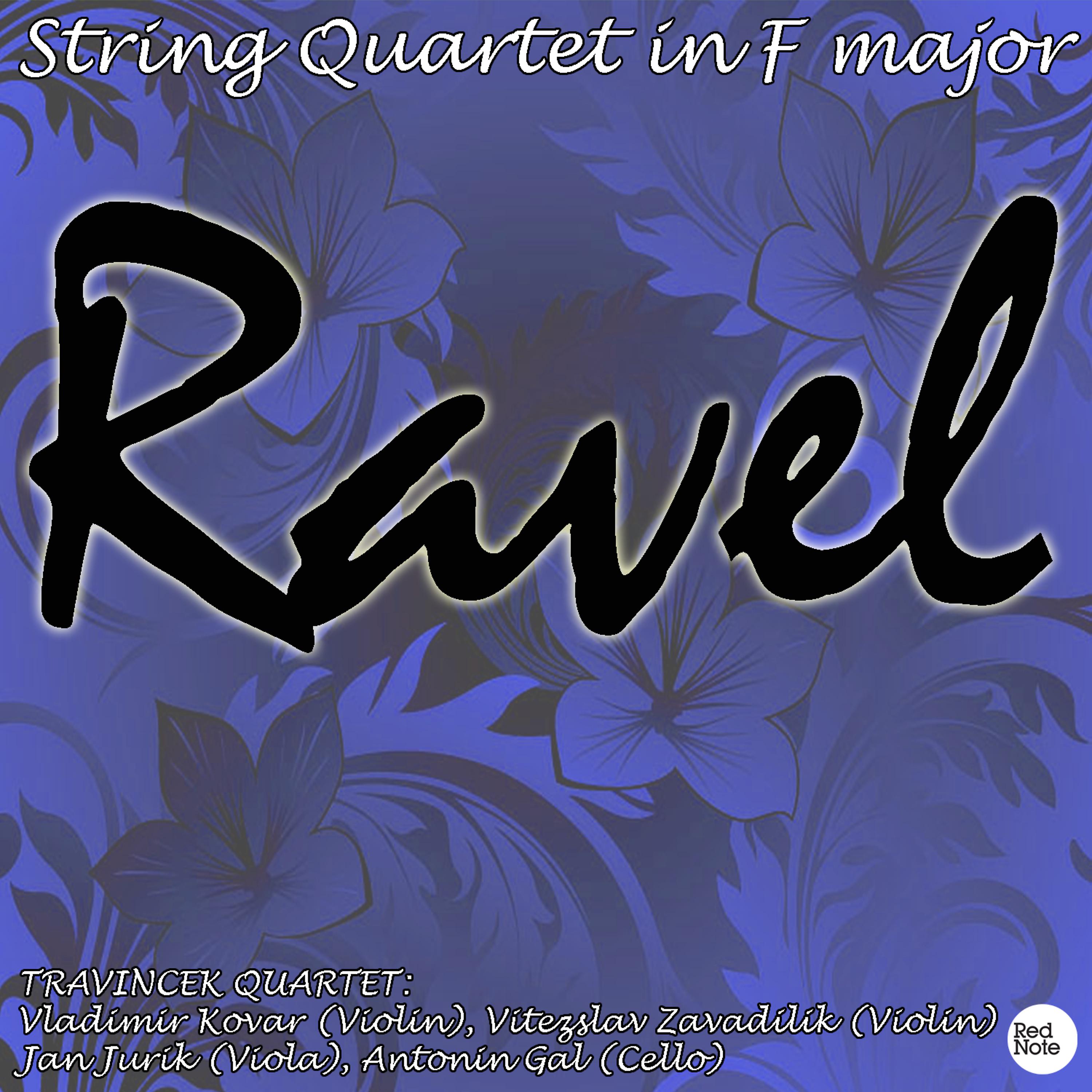 Постер альбома Ravel: String Quartet in F major