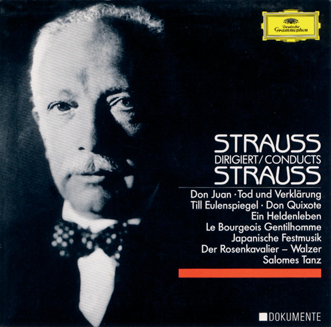 Постер альбома Richard Strauss Dirigiert Richard Strauss