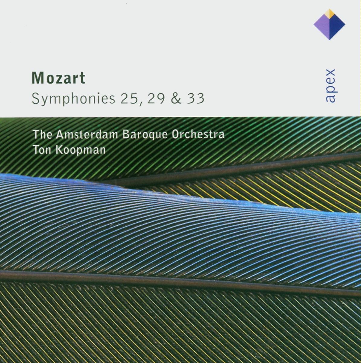 Постер альбома Mozart : Symphonies Nos 25, 29 & 33  -  Apex