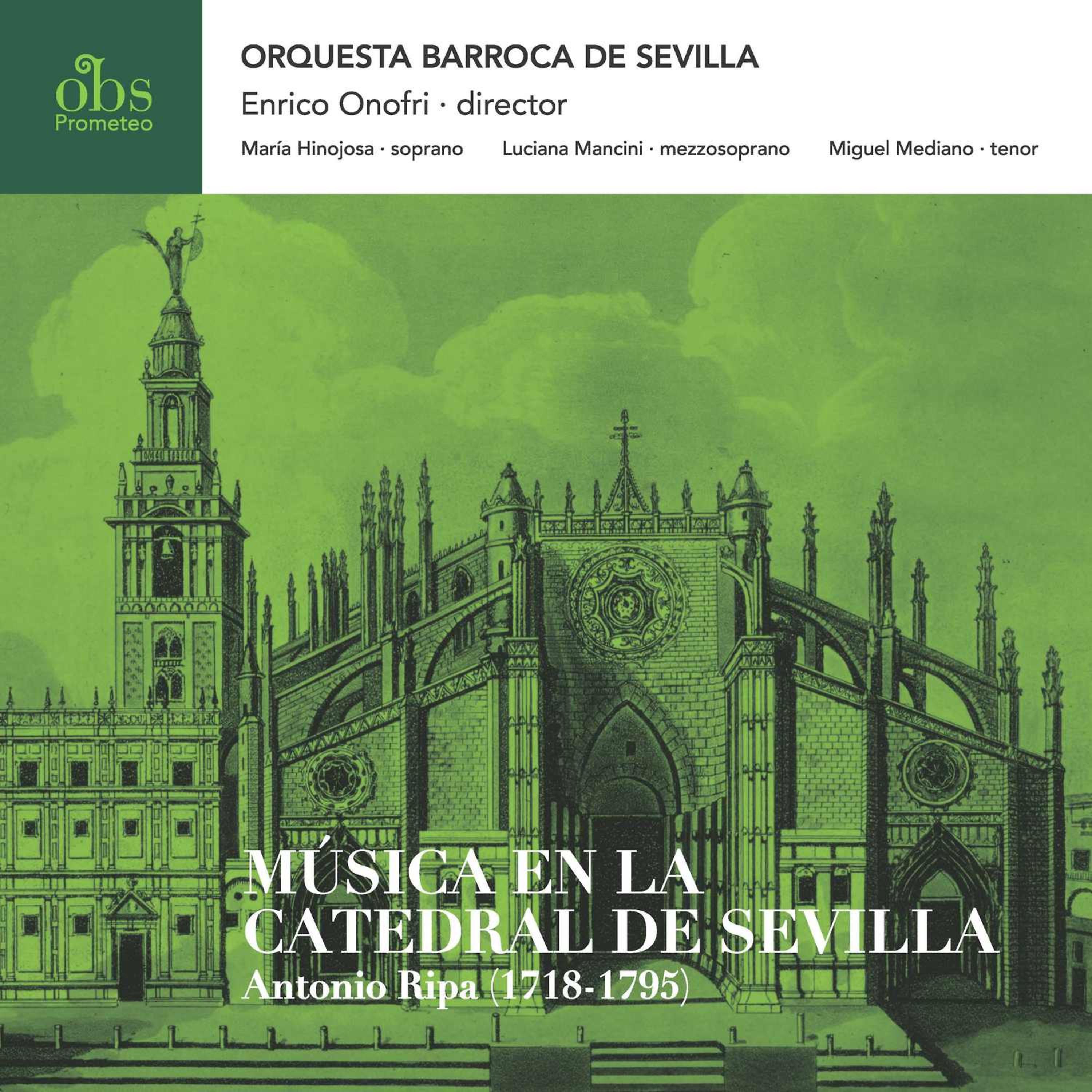 Постер альбома La Música en la Catedral de Sevilla. Antonio Ripa (1718-1795)