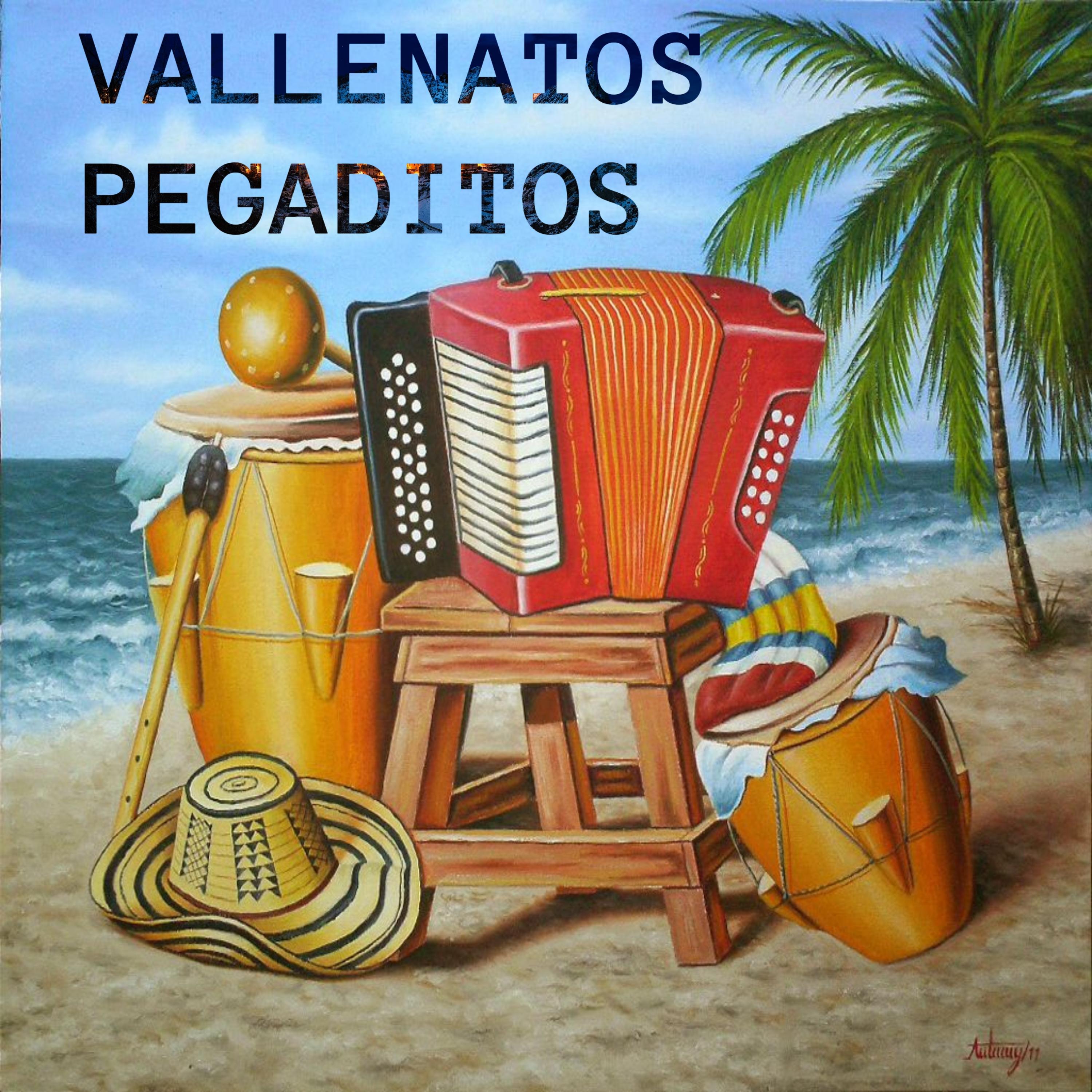 Постер альбома Vallenatos pegaditos