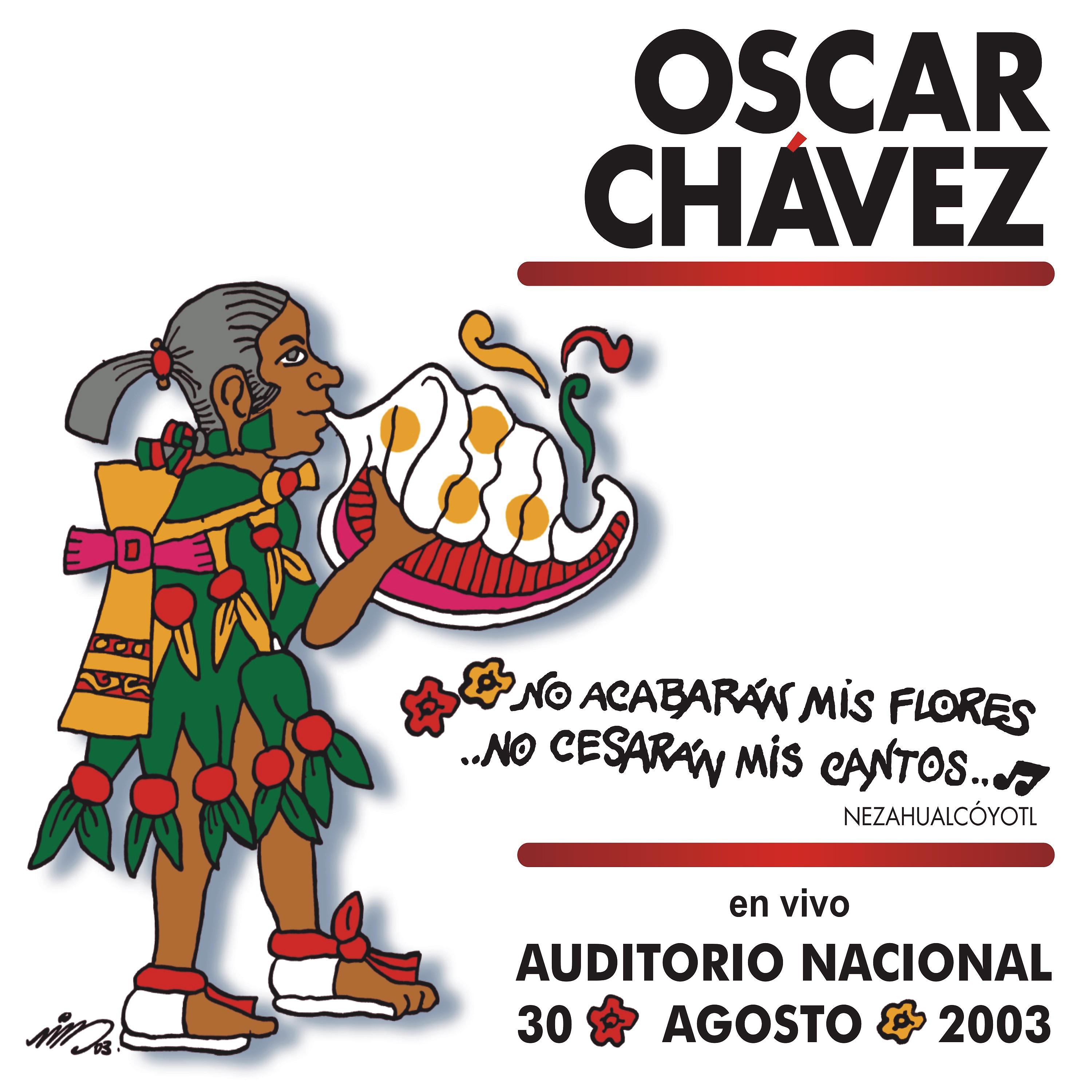 Постер альбома No Acabarán Mis Flores, No Cesarán Mis Cantos, En Vivo en el Auditorio Nacional
