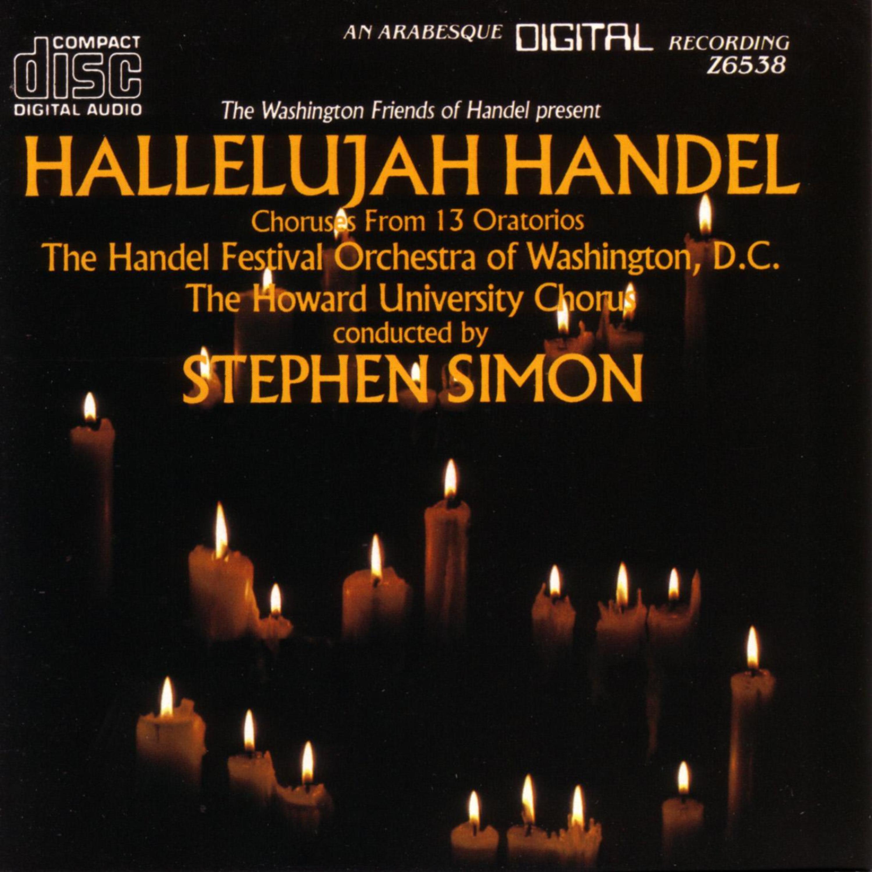 Постер альбома Hallelujah Handel - Choruses From 13 Oratorios