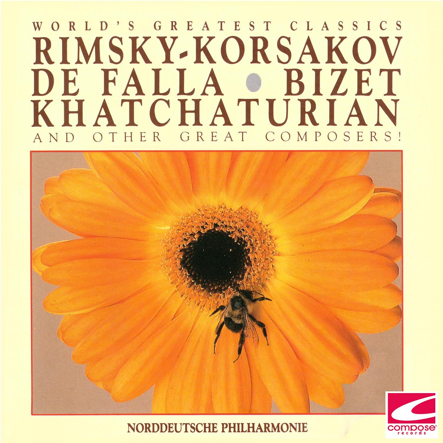 Постер альбома World's Greatest Classics: Rimsky-Korsakov, De Falla, Bizet, Khachaturian and other Great Composers