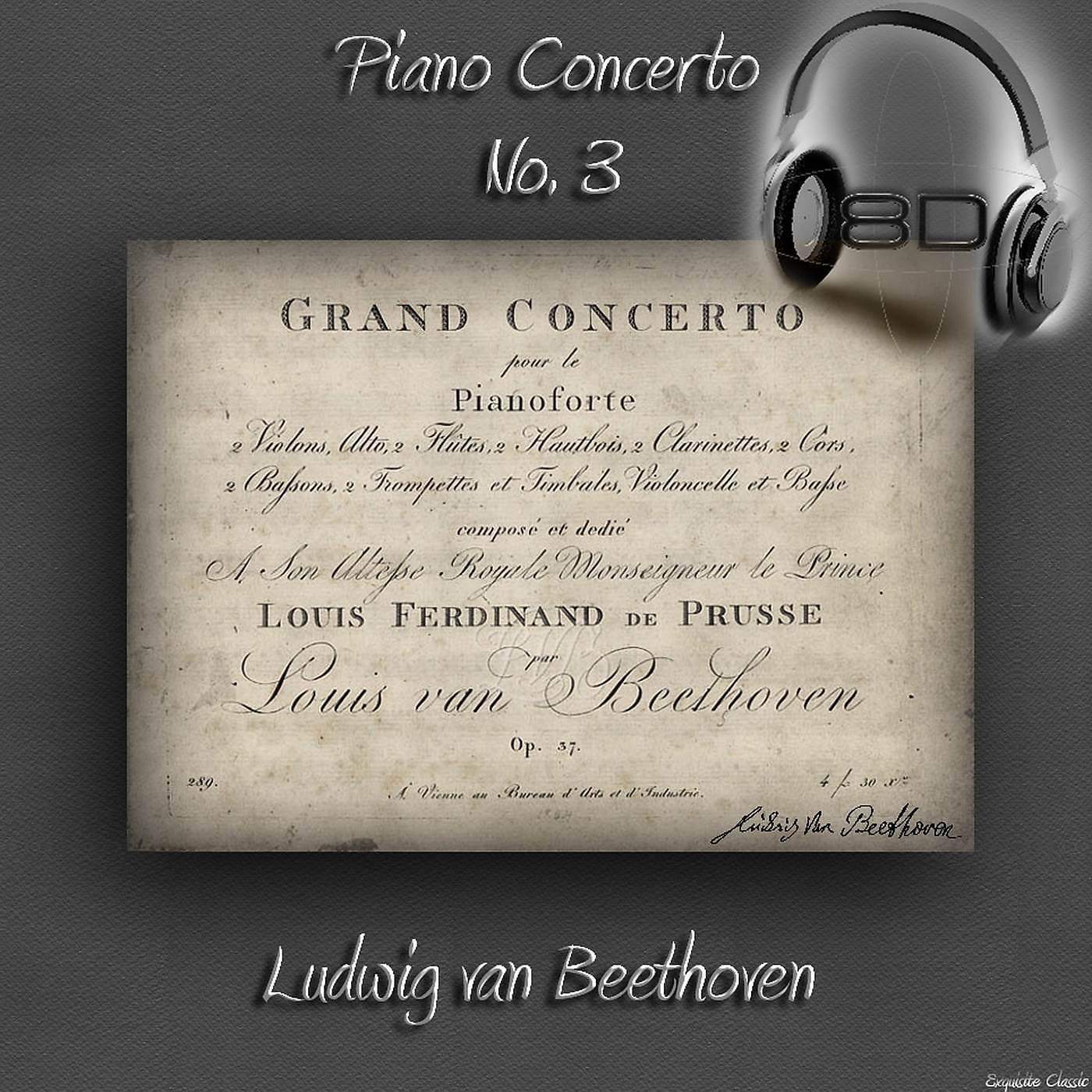 Постер альбома Piano Concerto No. 3 in C minor, Op. 37 - Ludwig van Beethoven