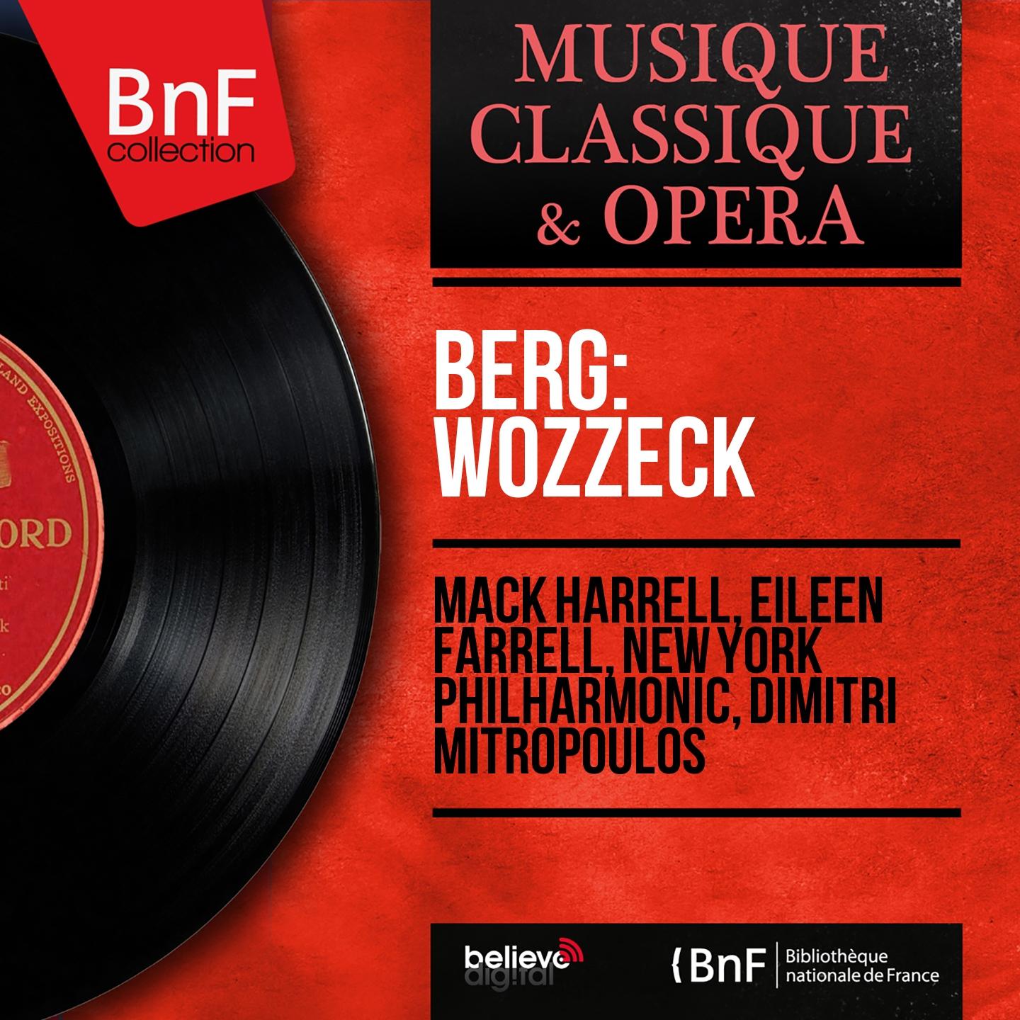 Постер альбома Berg: Wozzeck (Live, Mono Version)