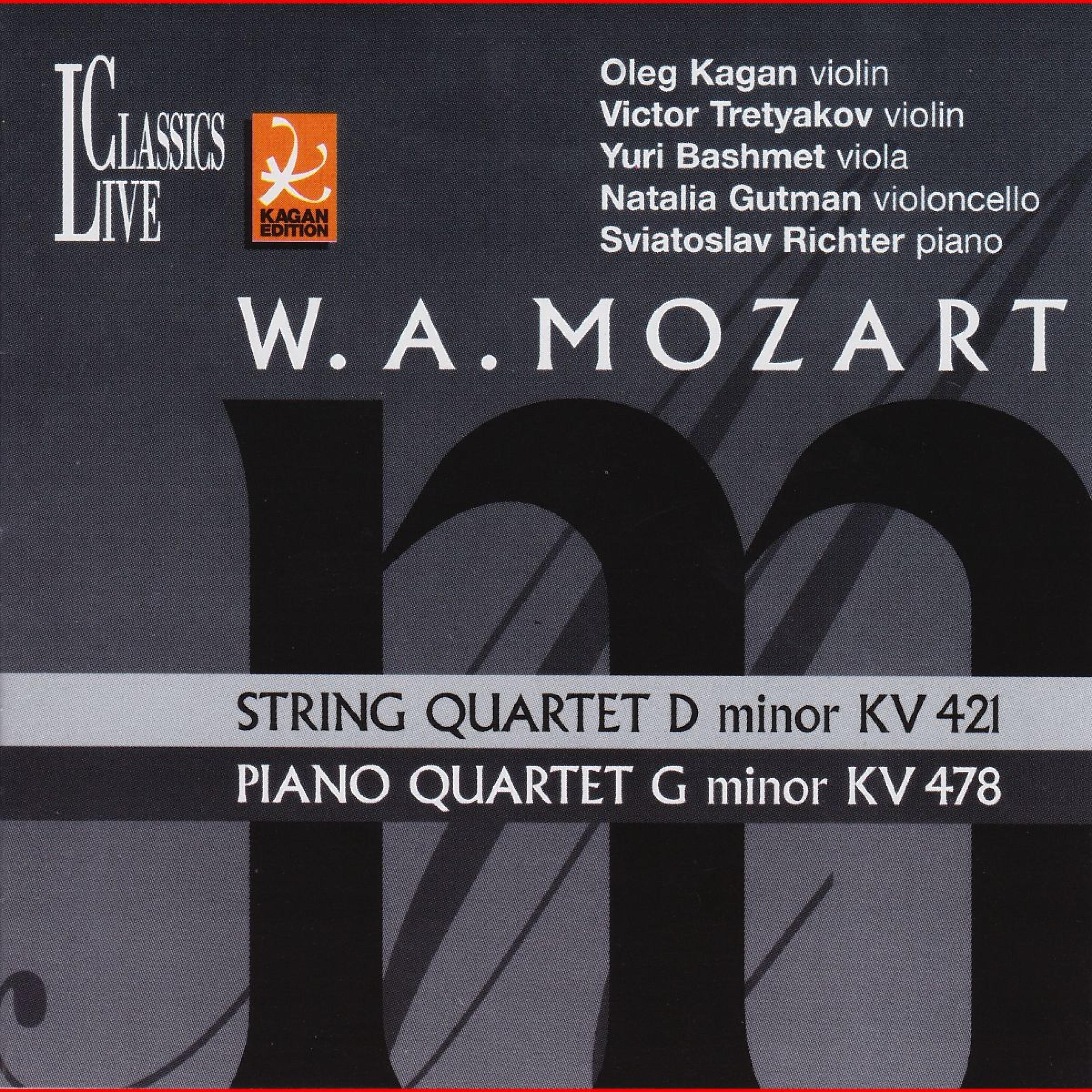 Постер альбома Mozart: Oleg Kagan Edition, Vol. XXI