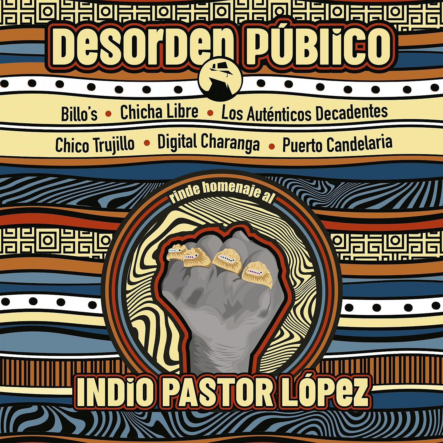 Постер альбома Desorden Público rinde Homenaje al Indio Pastor López