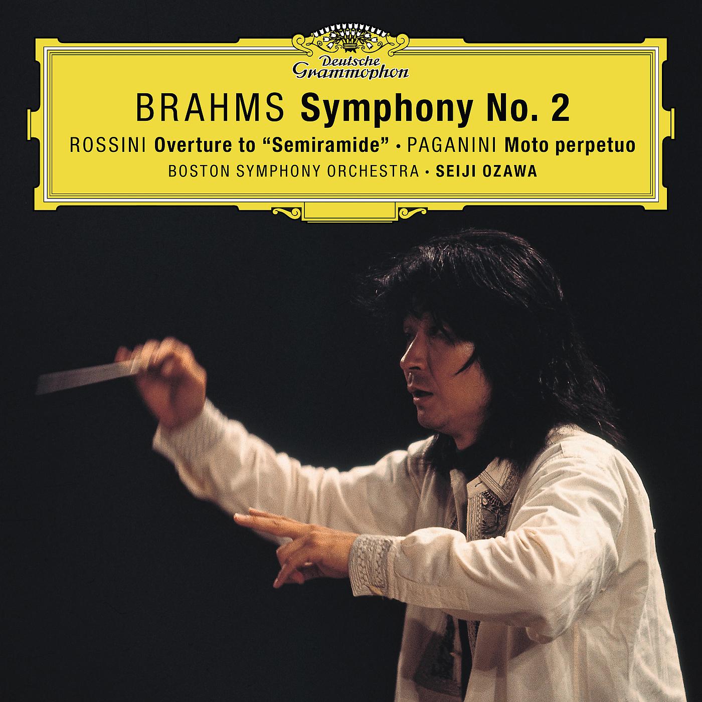 Постер альбома Brahms: Symphony No. 2 In D Major, Op. 73 / Rossini: Overture From "Semiramide" / Paganini: Moto perpetuo, Op.11