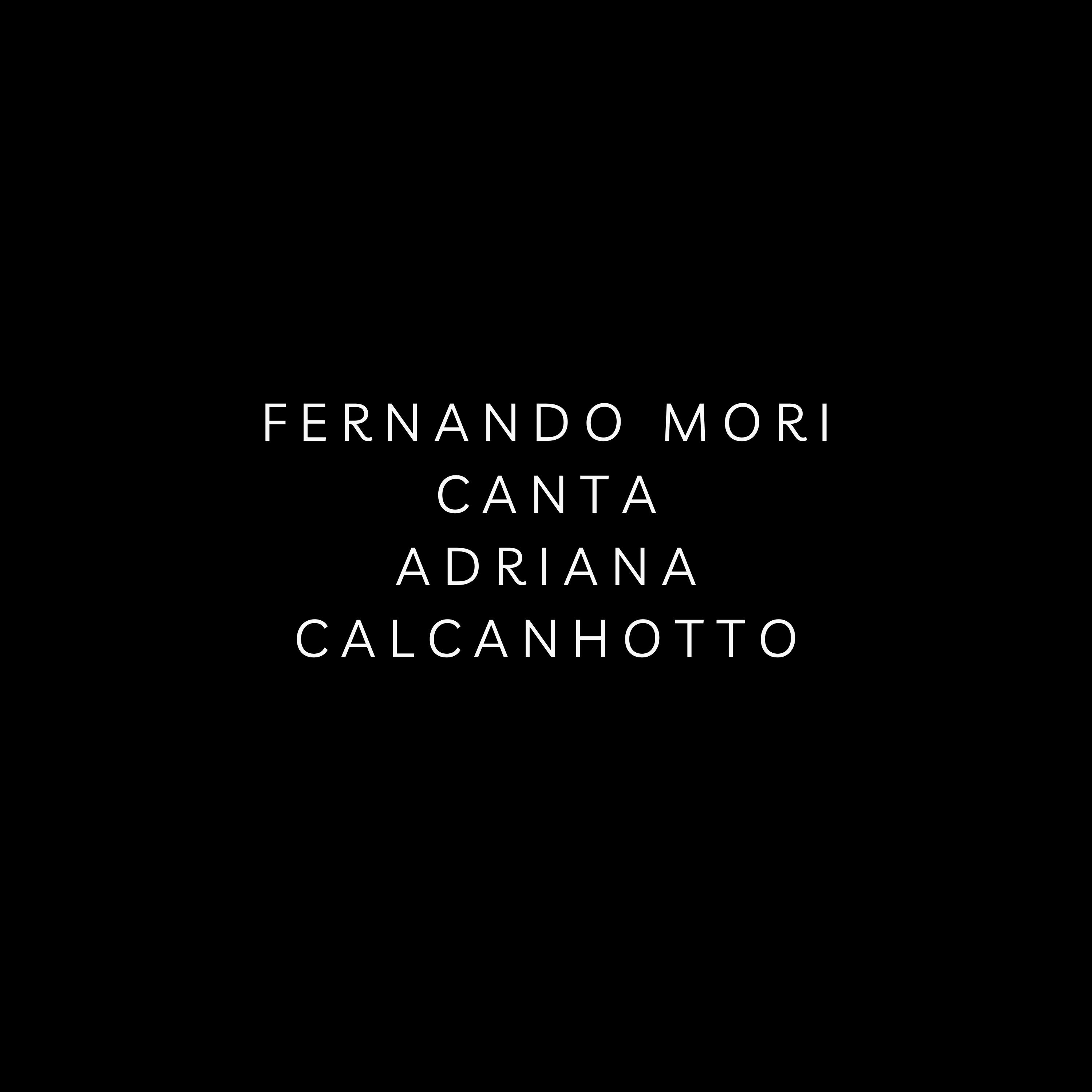 Постер альбома Fernando Mori Canta Adriana Calcanhotto