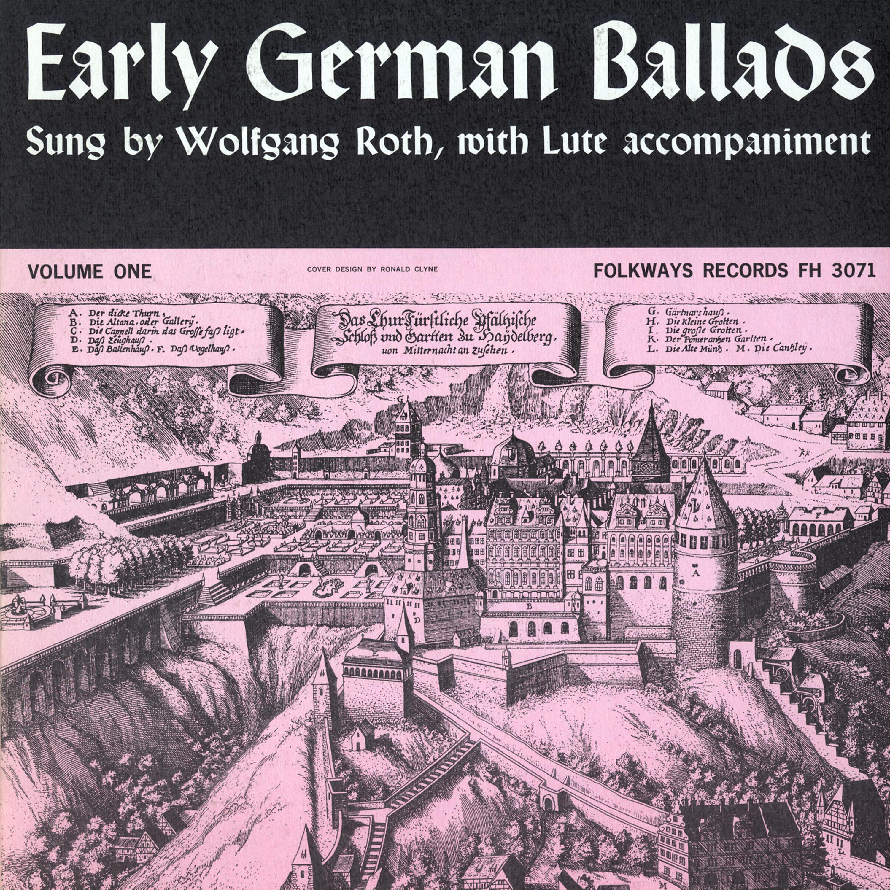Постер альбома Early German Ballads, Vol. 1: 1280-1619