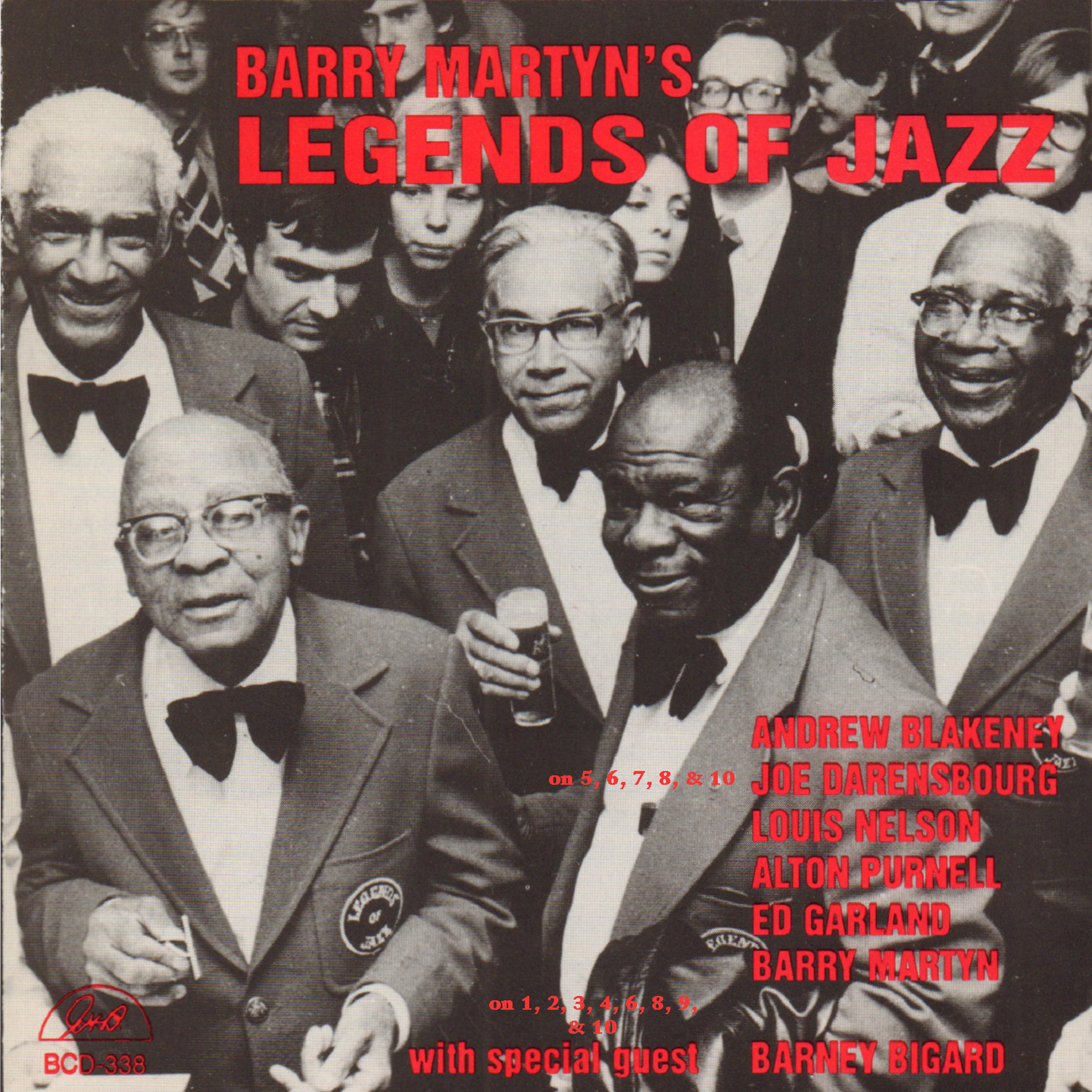 Постер альбома Barry Martyn's Legends of Jazz