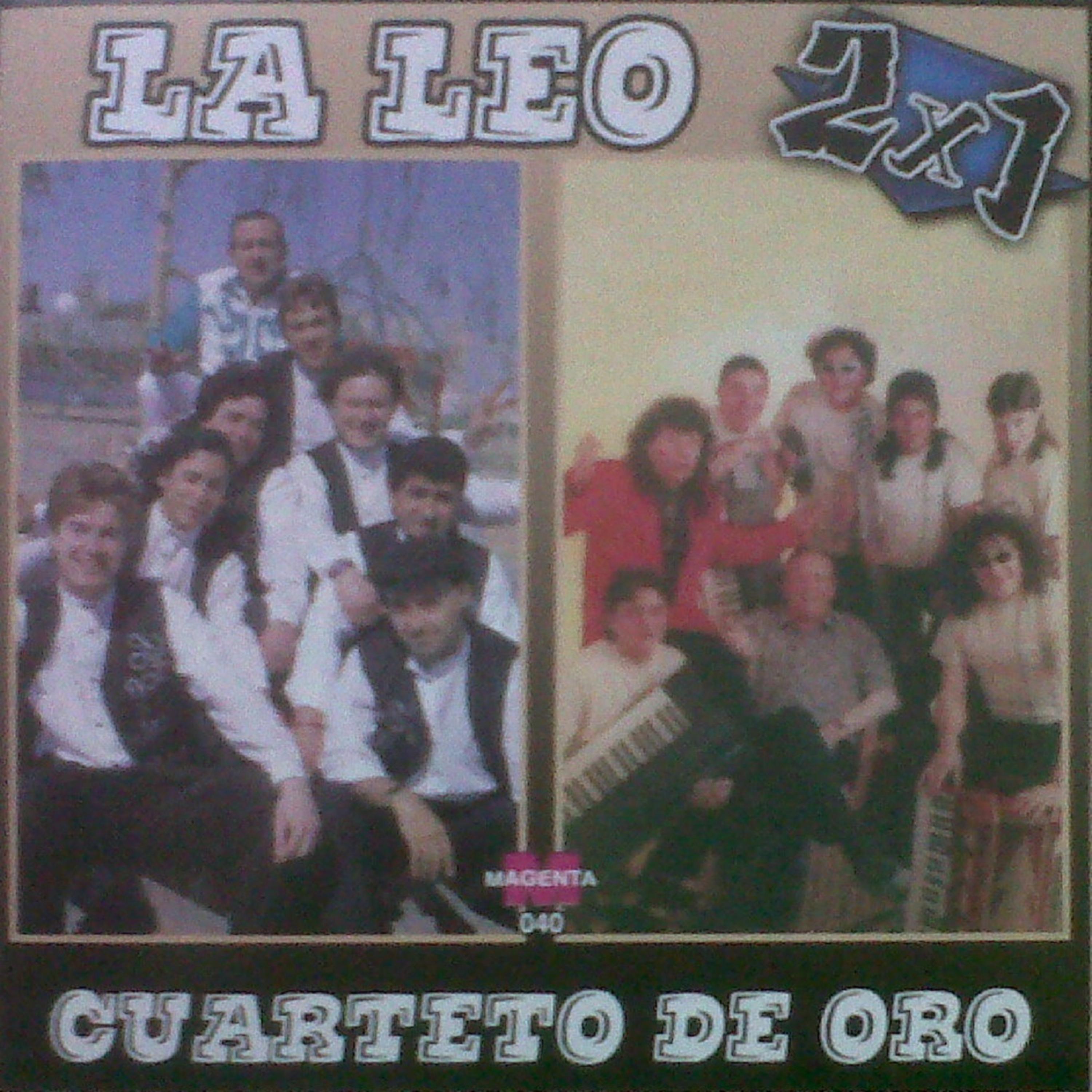 Постер альбома La Leo 2x1 Cuarteto de Oro