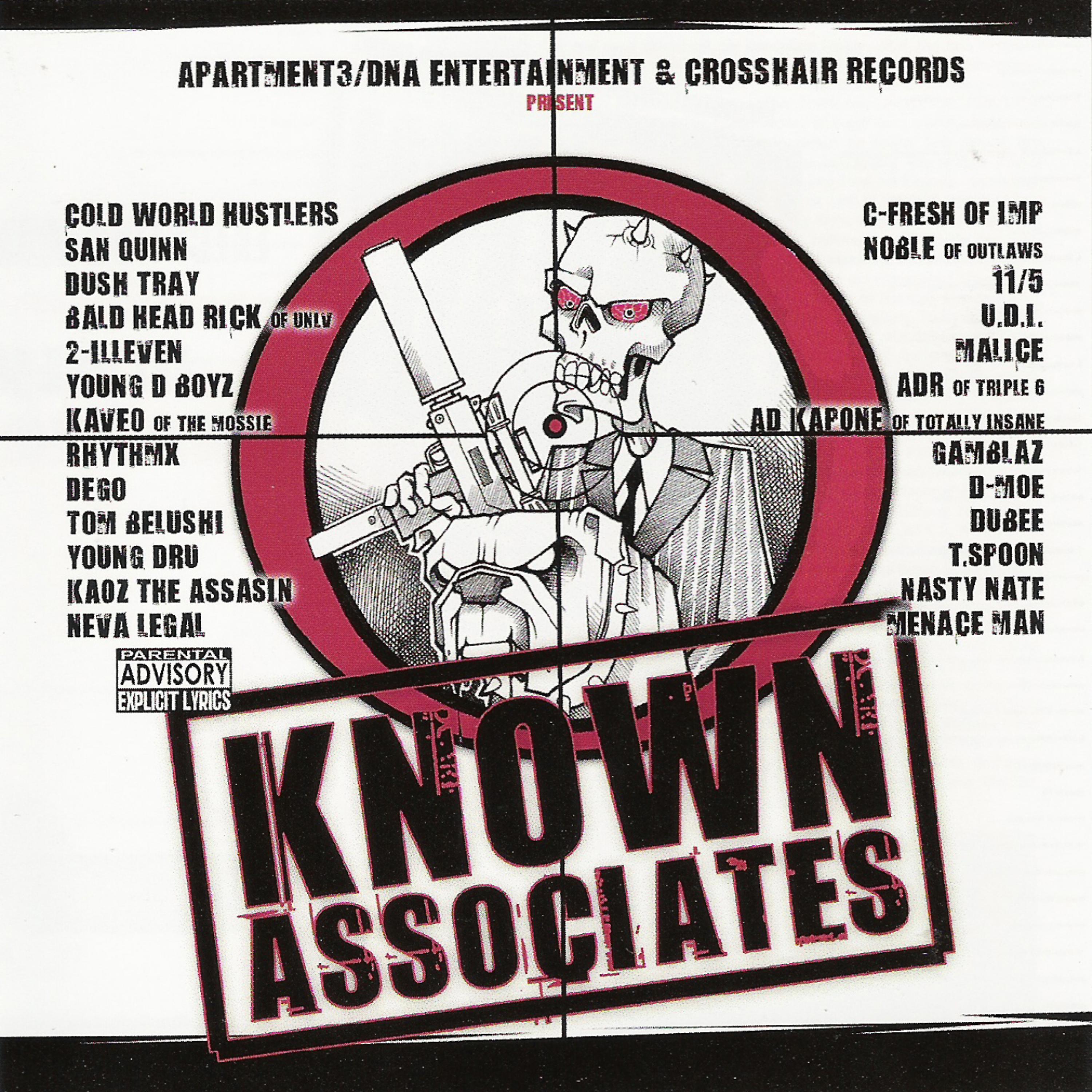 Постер альбома Apt.3/DNA Presents Known Associates Volume 1