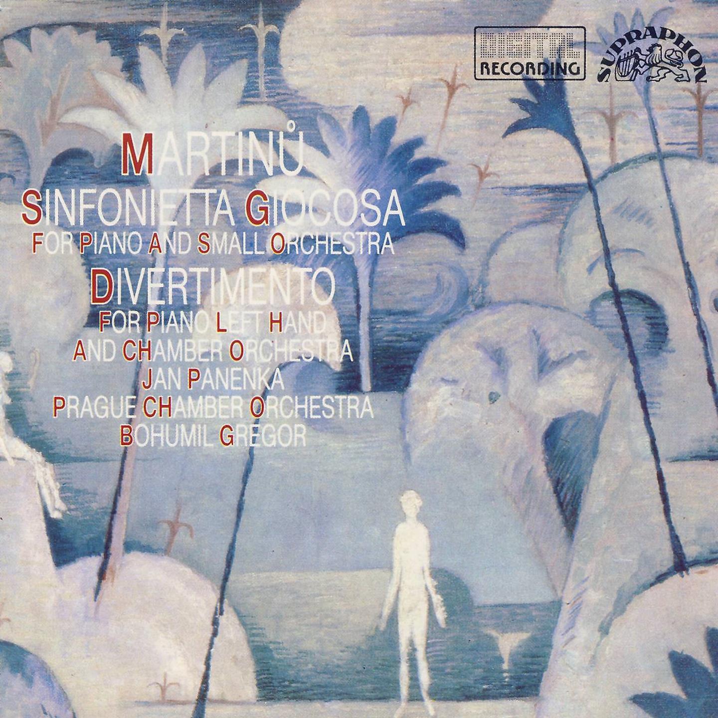 Постер альбома Martinů: Sinfonietta giocossa, Divertimento