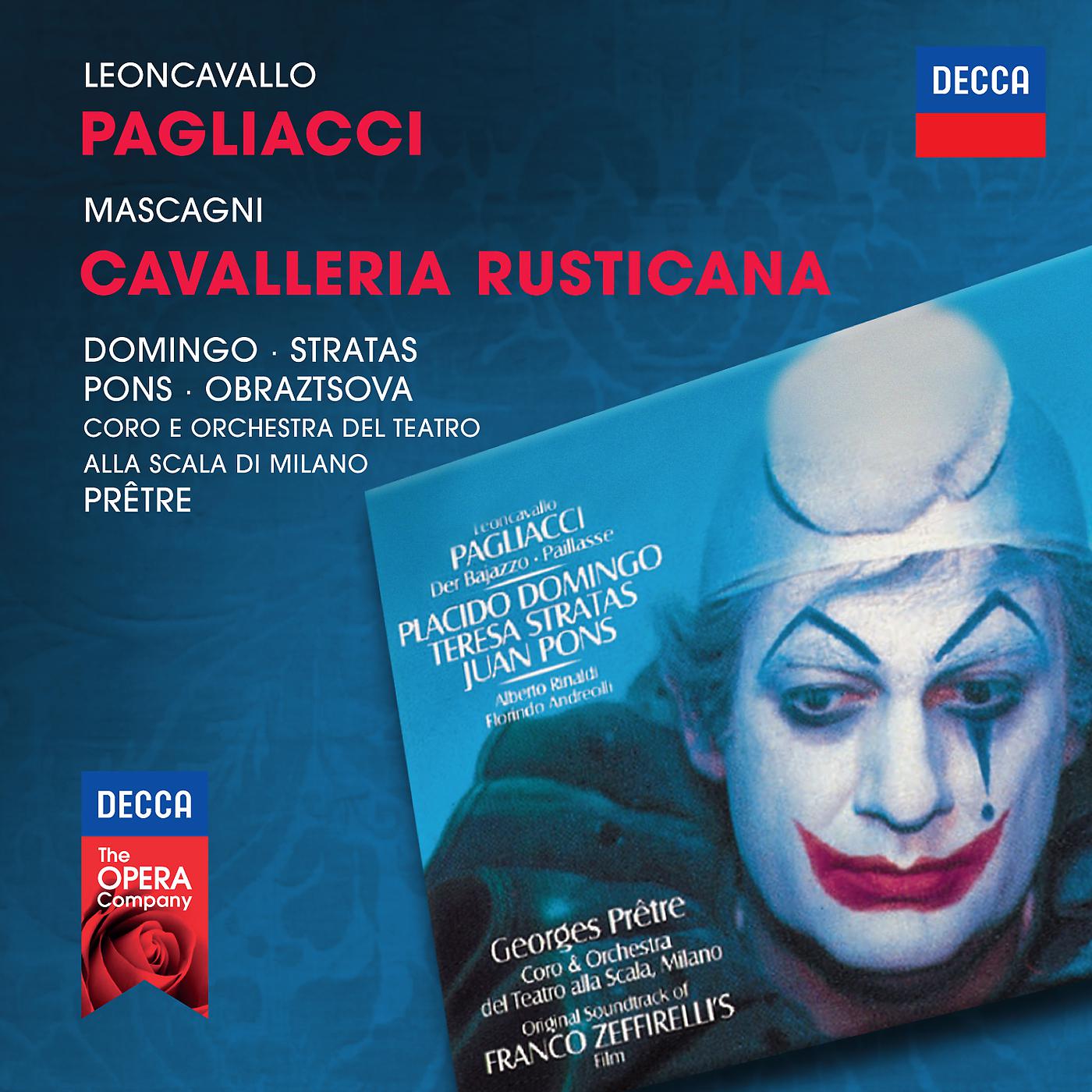 Постер альбома Leoncavallo: Pagliacci / Mascagni: Cavalleria Rusticana
