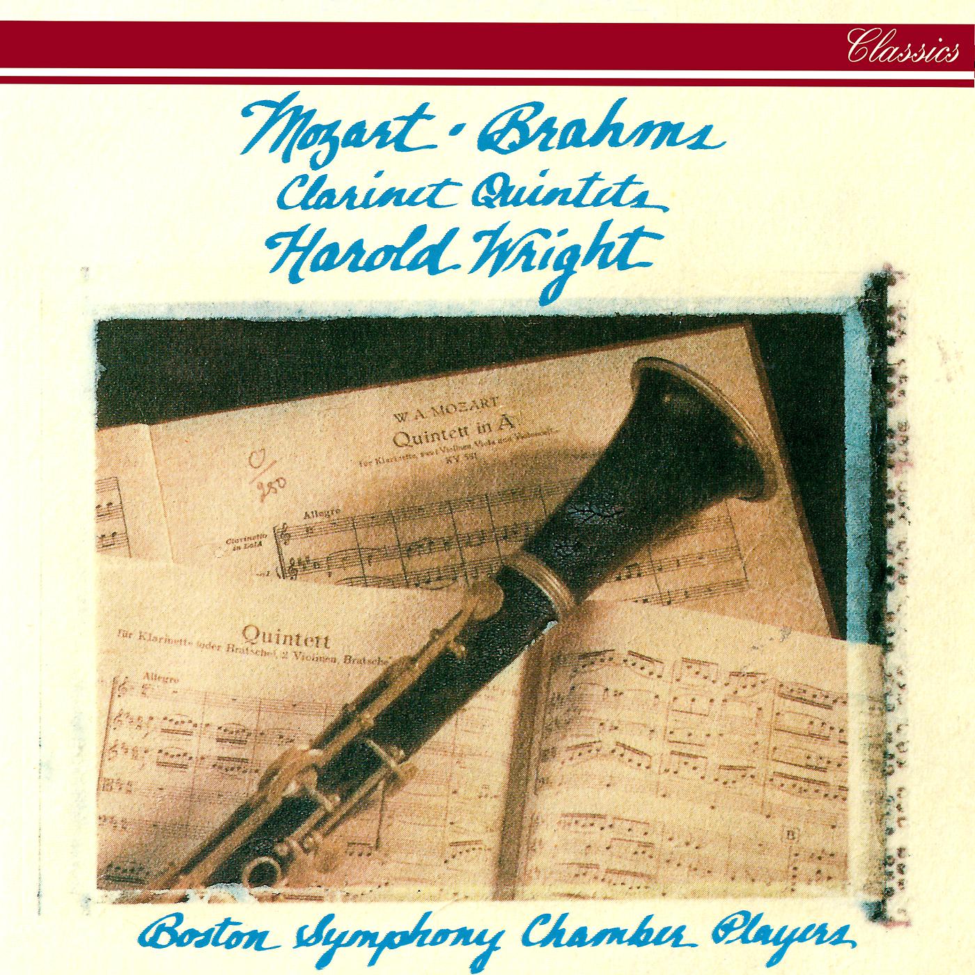 Постер альбома Mozart & Brahms: Clarinet Quintets