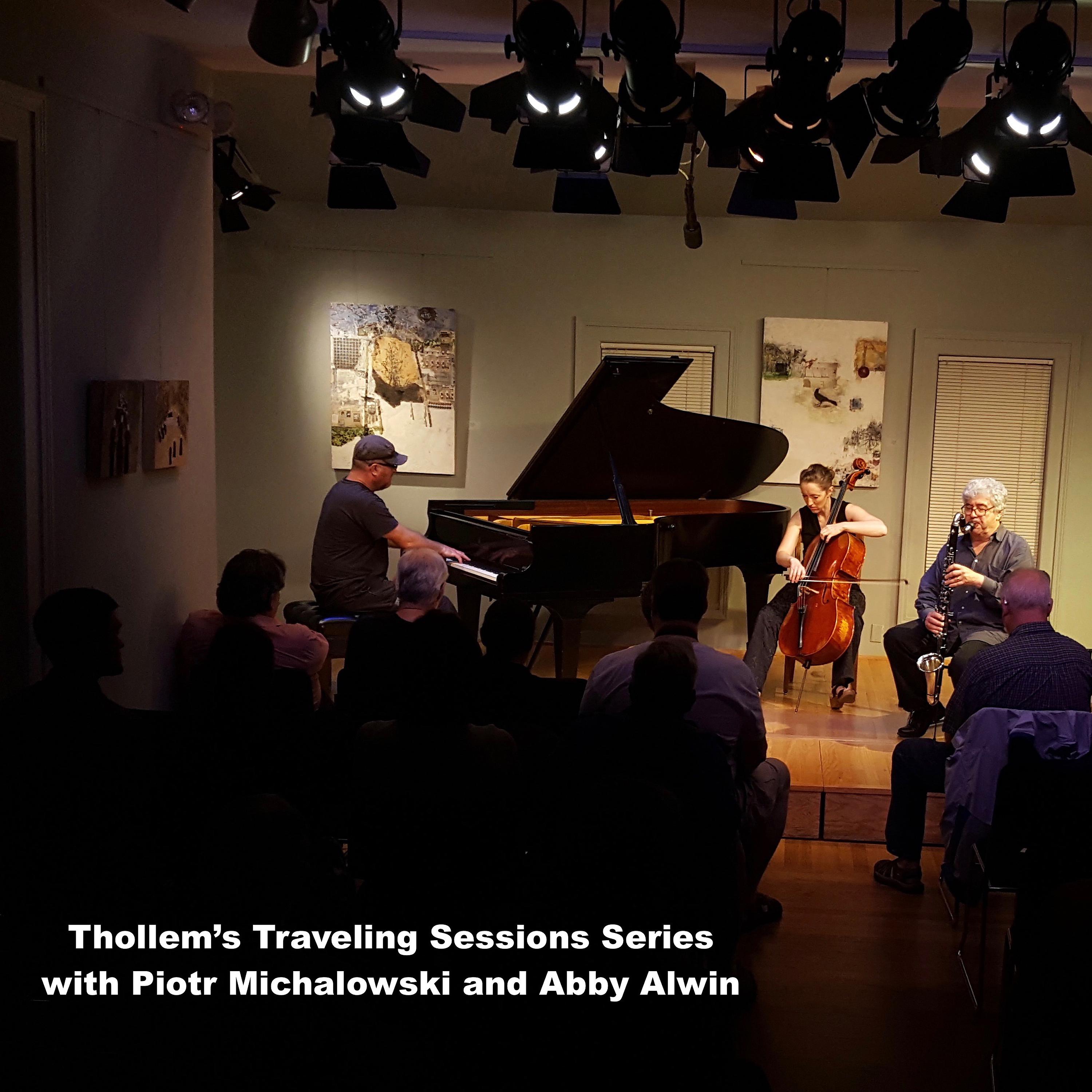 Постер альбома Thollem's Traveling Sessions with Abigail Alwin and Piotr Michalowski