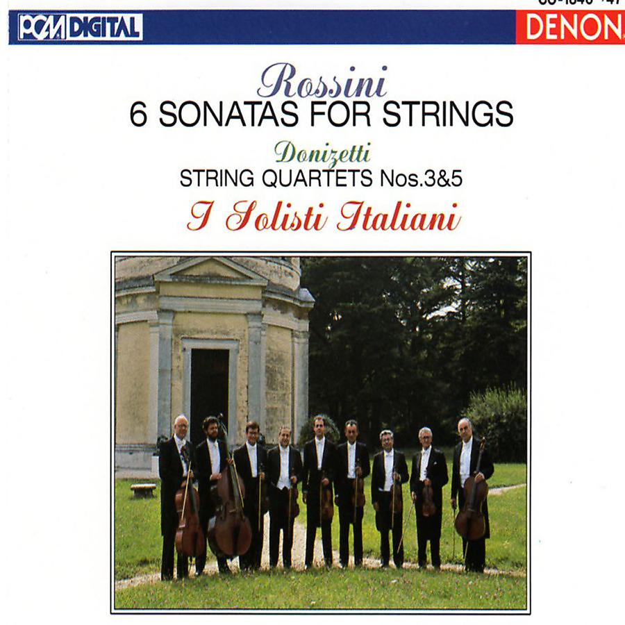 Постер альбома Rossini & Donizetti: Sonatas and String Quartets