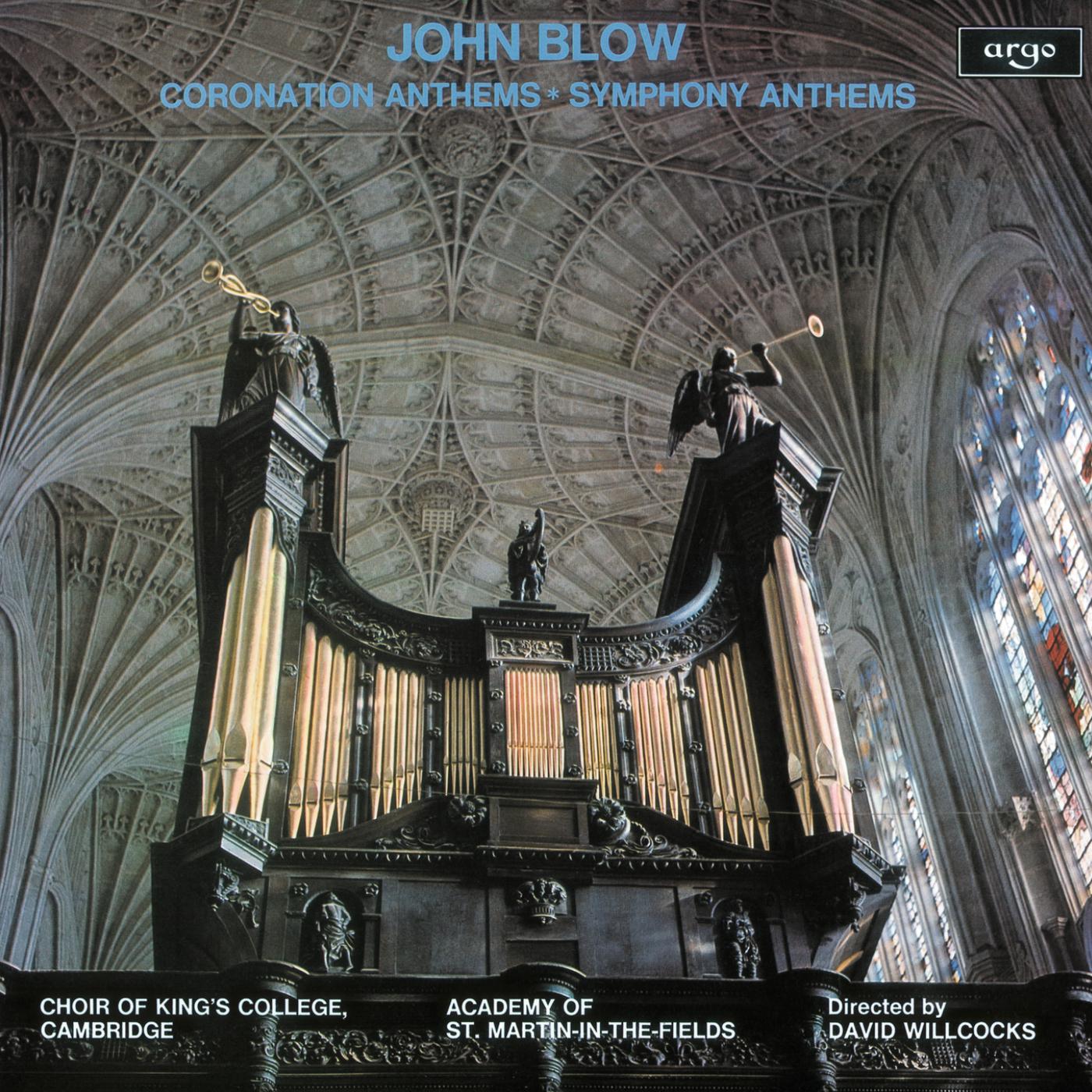 Постер альбома John Blow: Coronation Anthems & Symphony Anthems