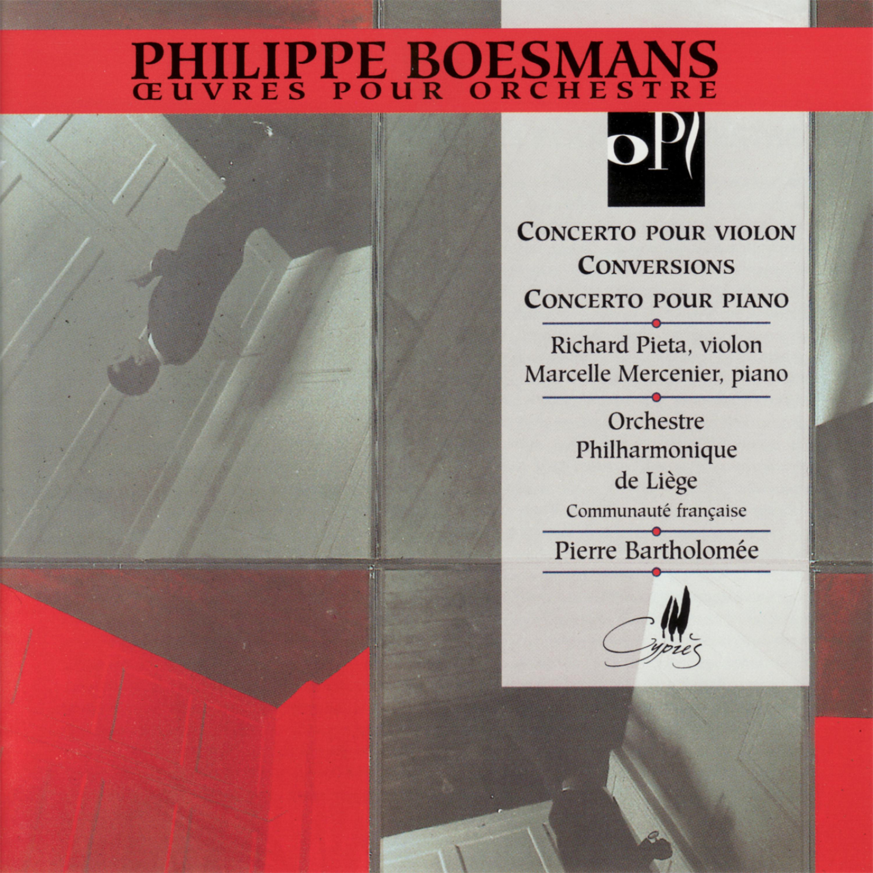 Постер альбома Boesmans: Œuvres pour orchestre