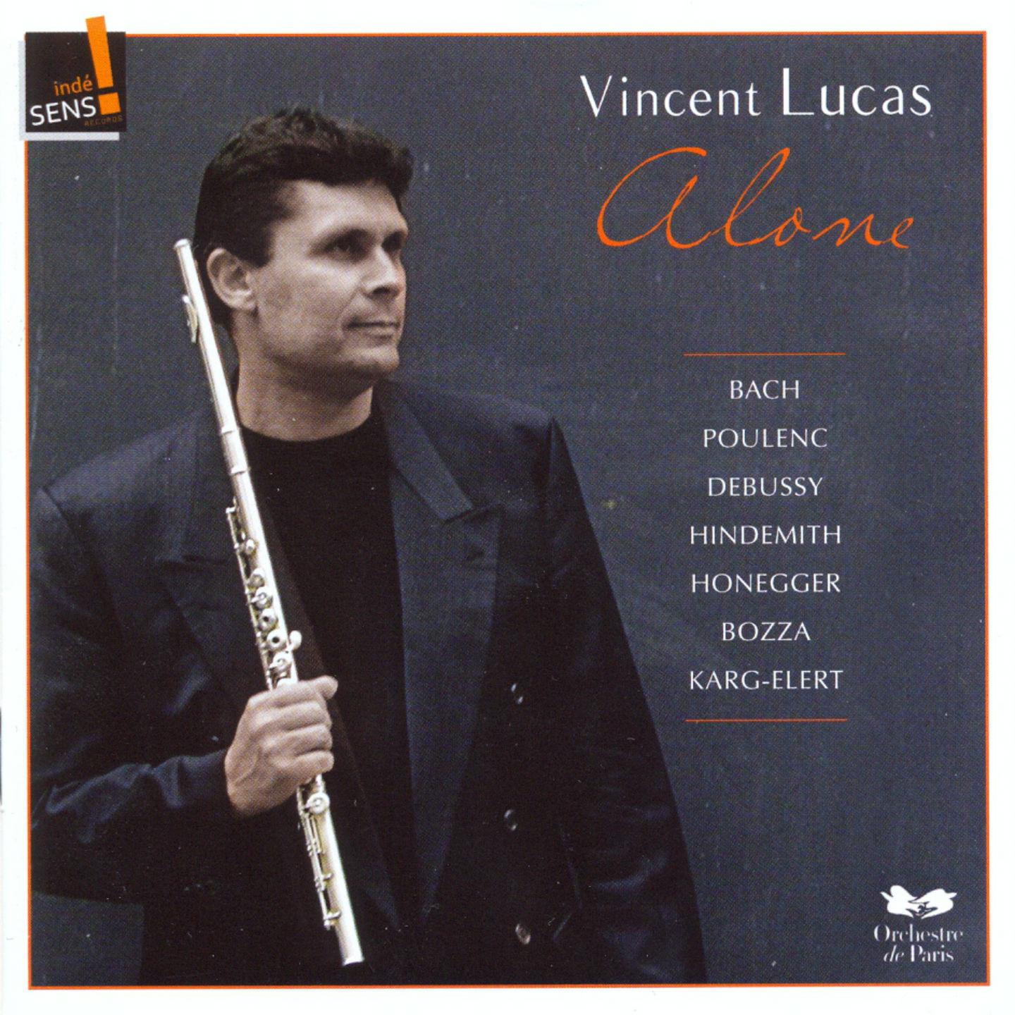 Постер альбома The Art of the Solo Flute: Vincent Lucas