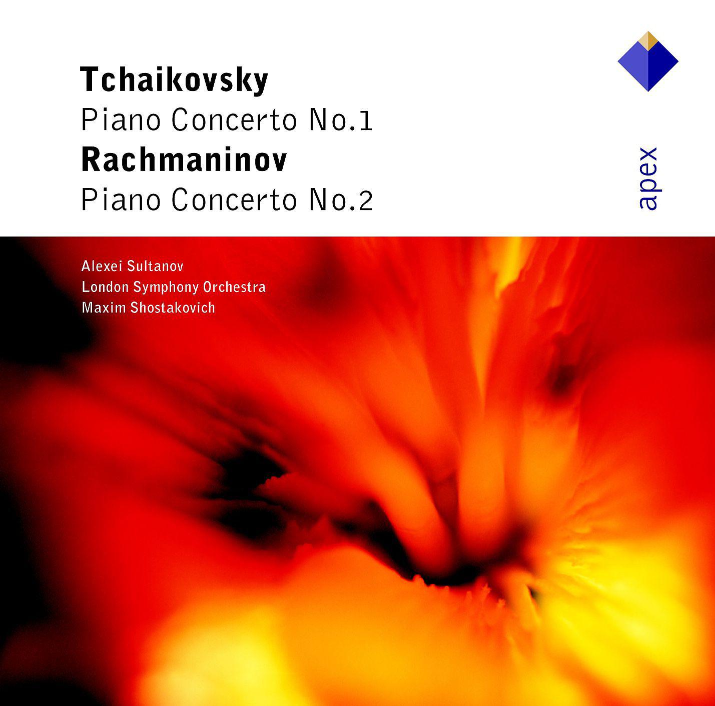 Постер альбома Tchaikovsky : Piano Concerto No.1 & Rachmaninov : Piano Concerto No.2  -  Apex