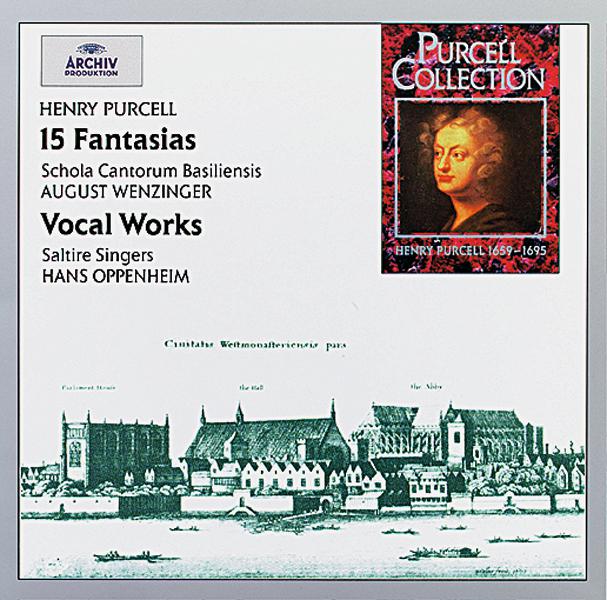 Постер альбома Purcell: 15 Fantasias & Vocal Works