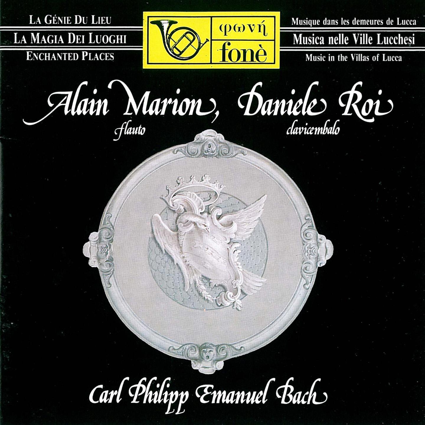 Постер альбома Alain Marion & Daniele Roi: Carl Philipp Emanuel Bach