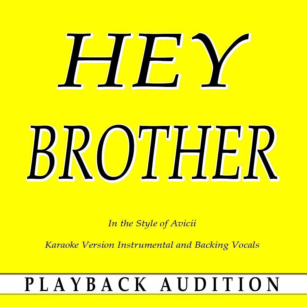 Постер альбома Hey Brother (In the Style of Avicii) [Karaoke Version]