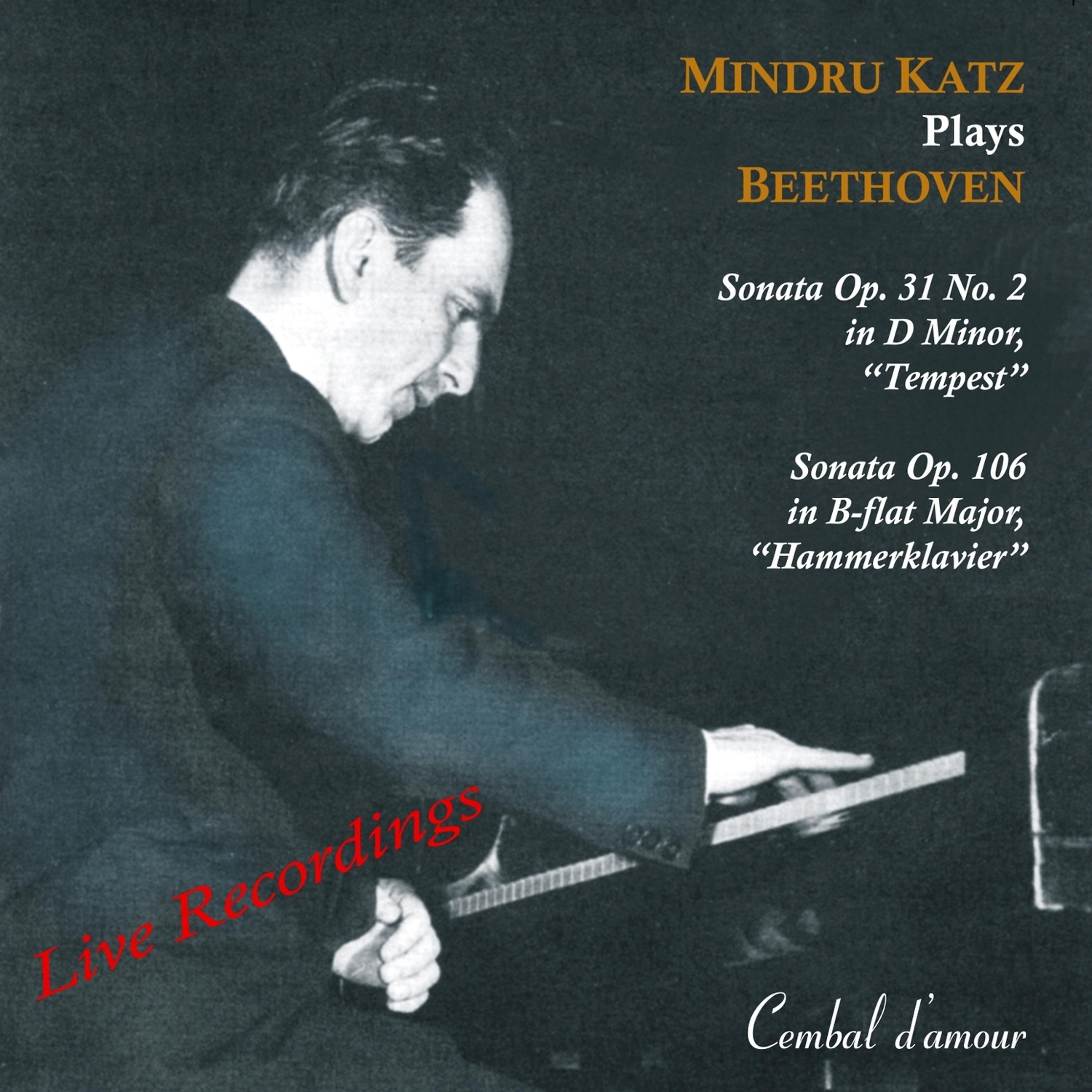 Постер альбома Mindru Katz Plays Beethoven