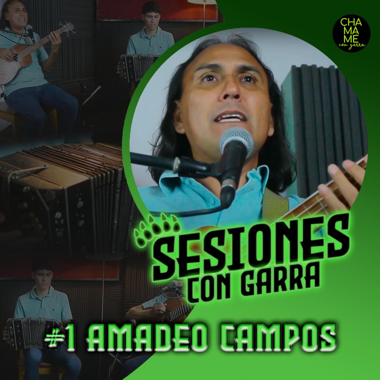 Постер альбома SESIONES CON GARRA - #1 AMADEO CAMPOS
