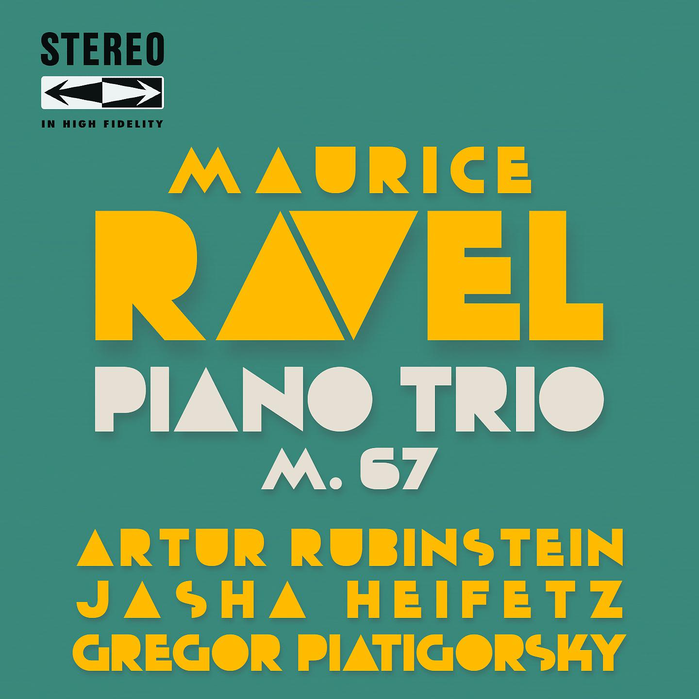 Постер альбома Maurice Ravel Piano Trio M.67