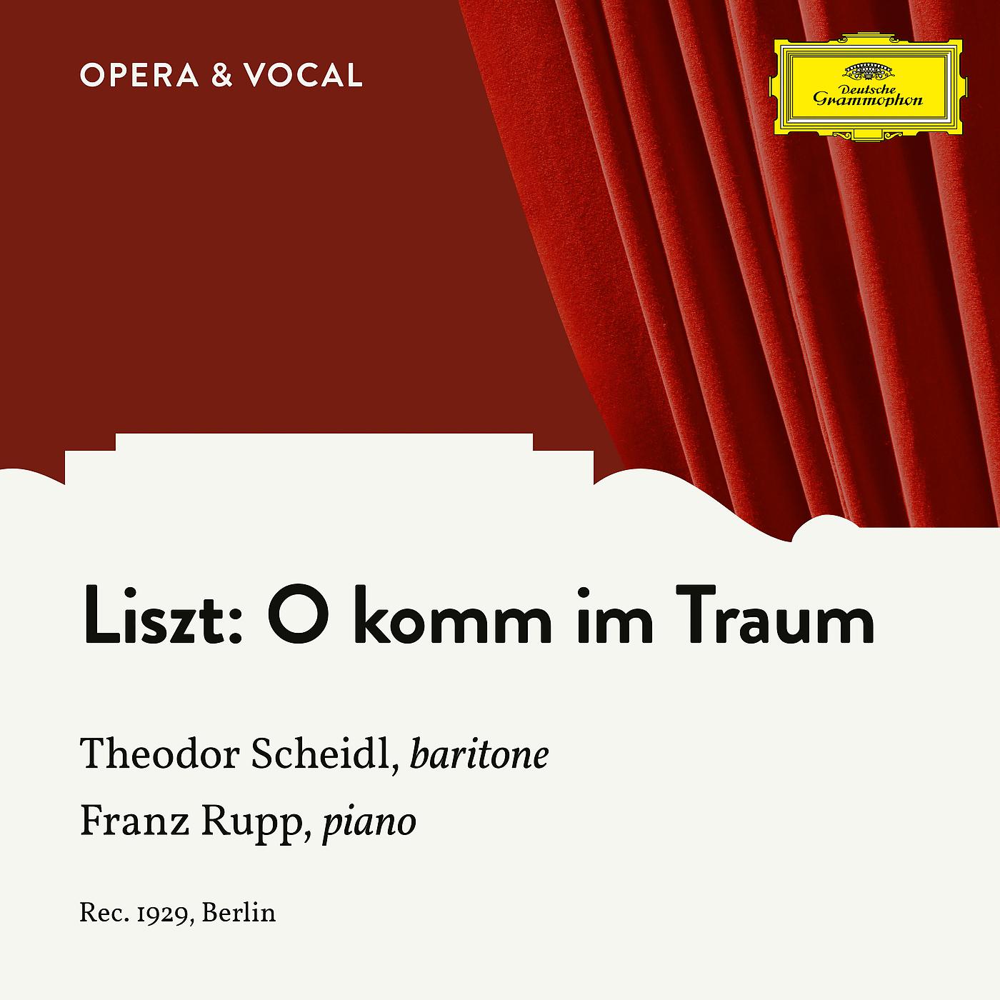 Постер альбома Liszt: O komm im Traum S. 282