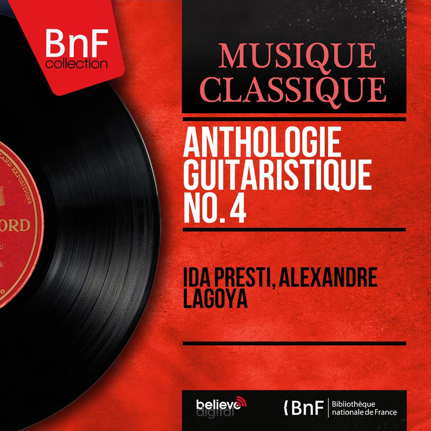 Постер альбома Anthologie guitaristique No. 4 (Mono Version)