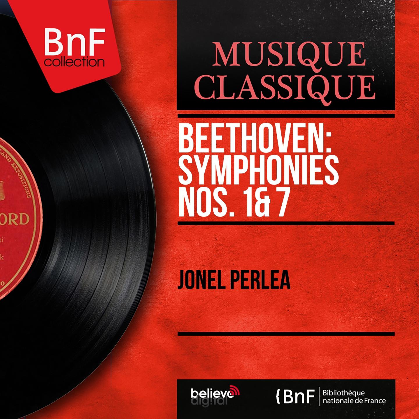Постер альбома Beethoven: Symphonies Nos. 1 & 7 (Mono Version)