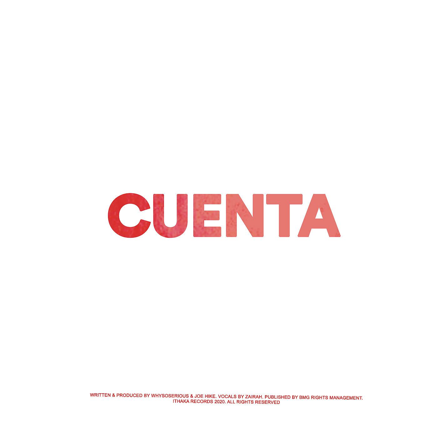 Постер альбома Cuenta