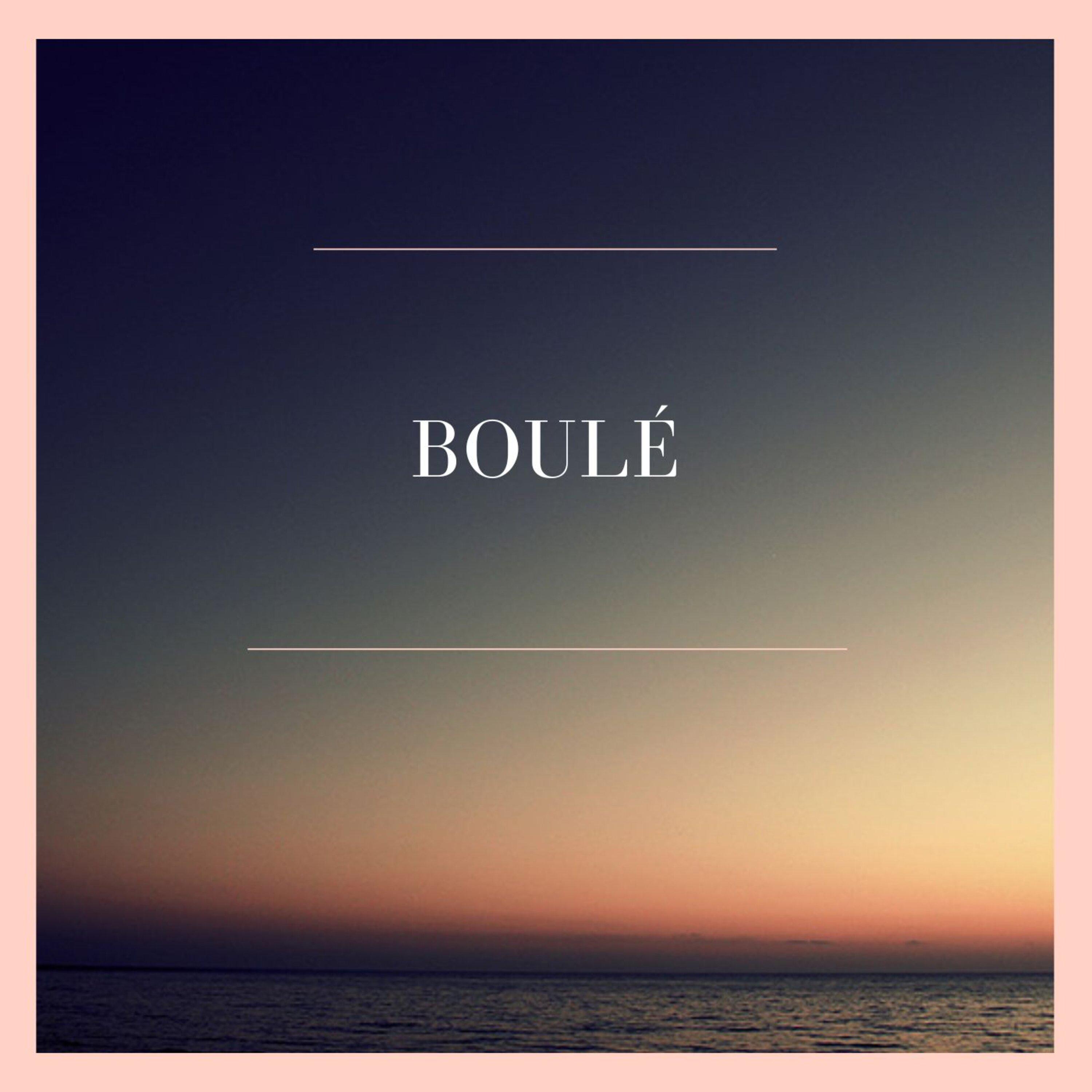 Постер альбома Boulé