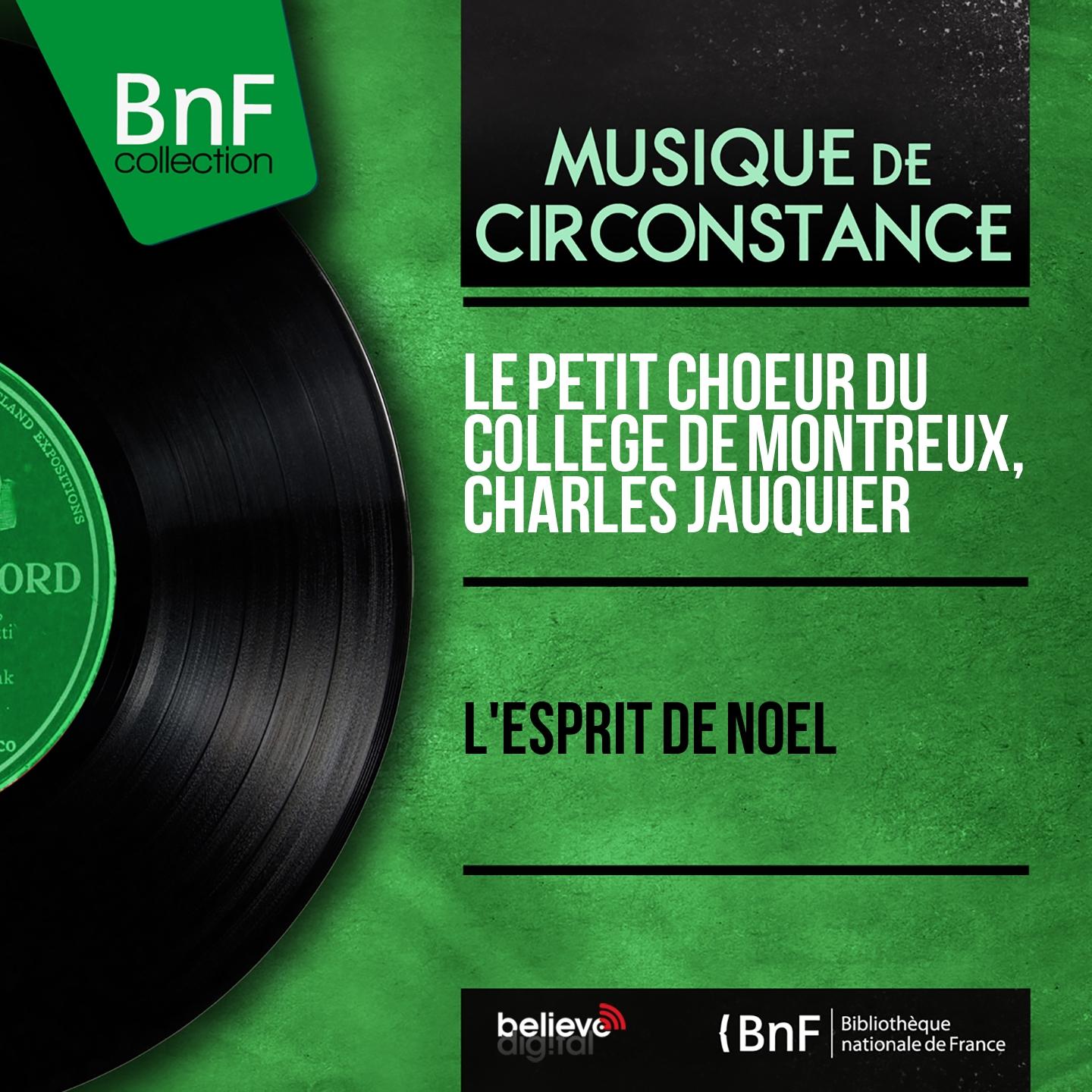 Постер альбома L'esprit de Noël (Mono Version)