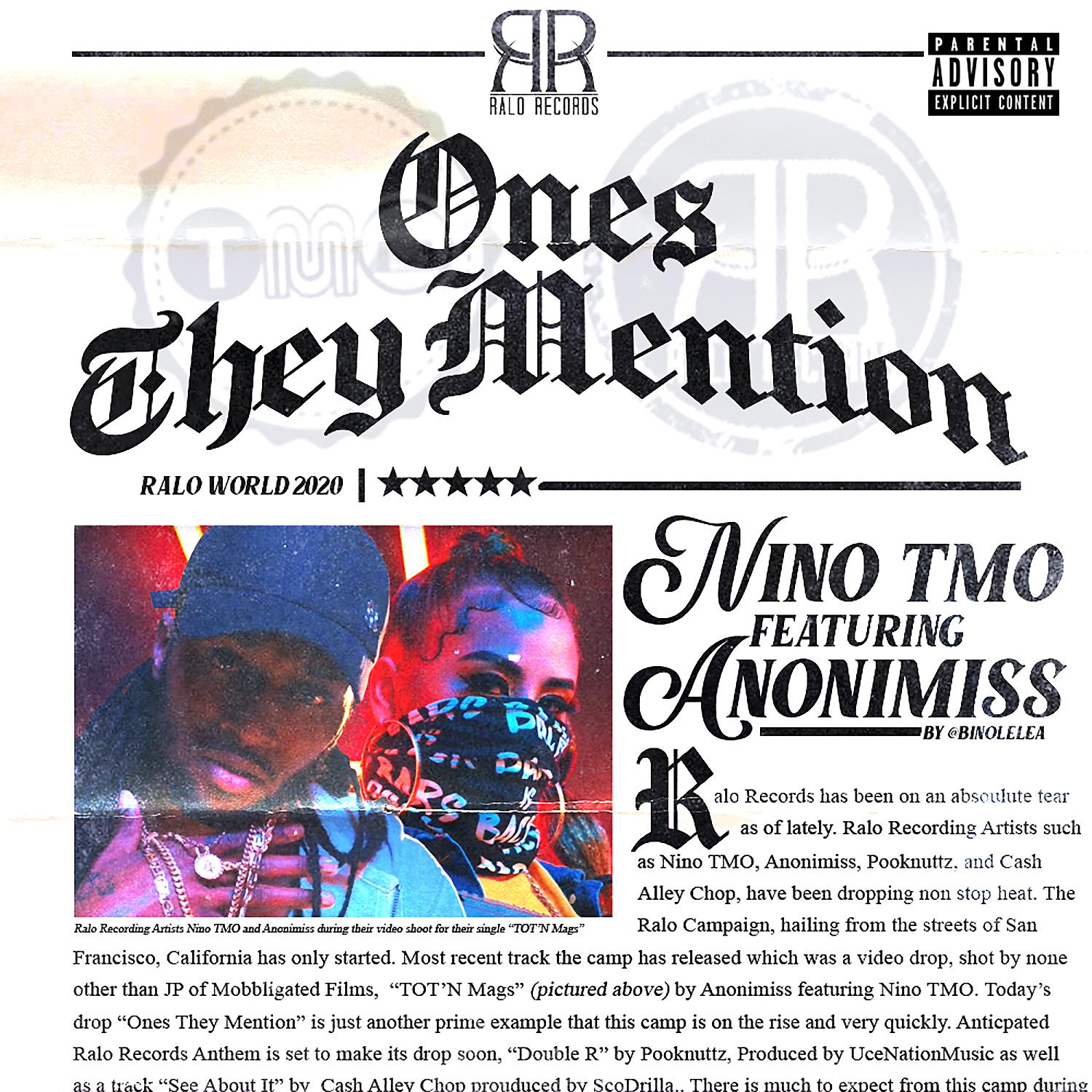 Постер альбома Ones They Mention (feat. Anonimiss)