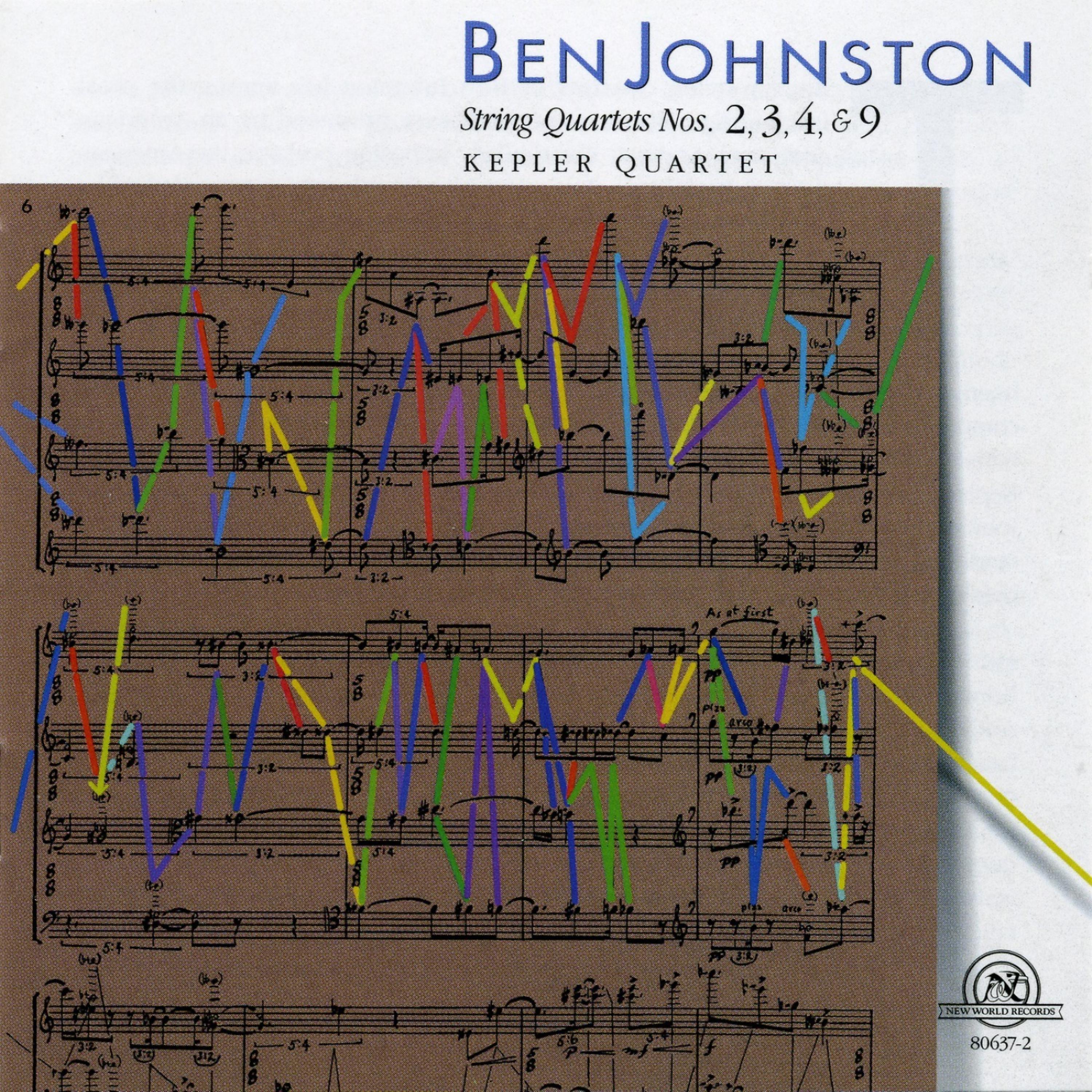 Постер альбома Ben Johnston: String Quartets Nos. 2, 3, 4, & 9